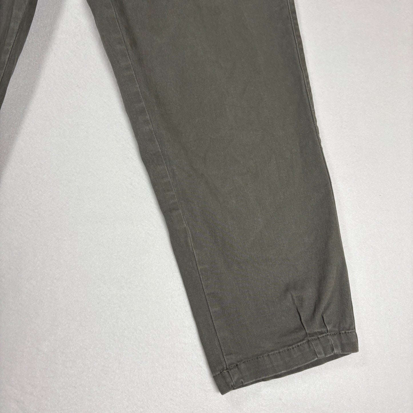 Democracy Womens Pants 12 Green Slim Straight Ab Tech Stretch Curvy Fit Y2K
