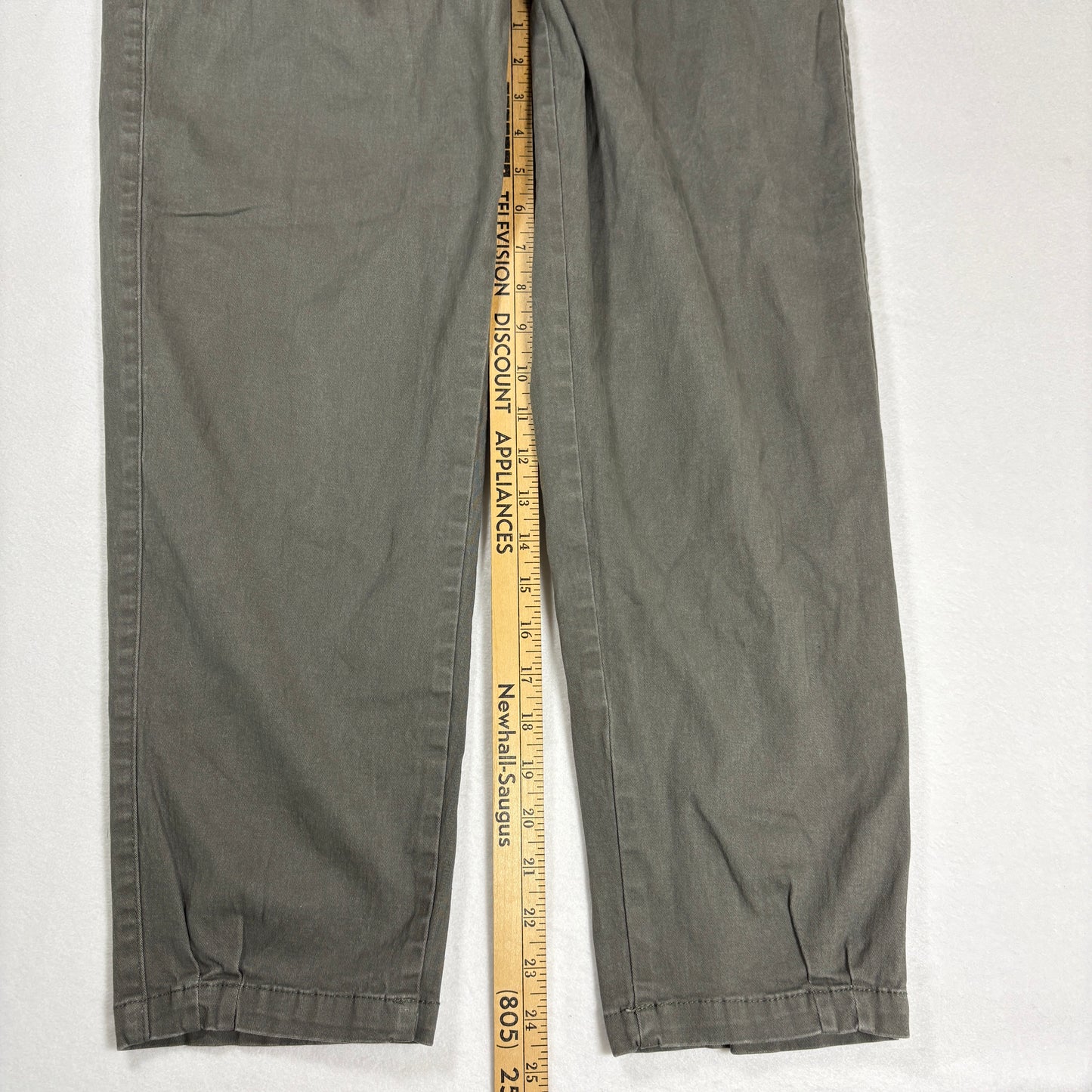 Democracy Womens Pants 12 Green Slim Straight Ab Tech Stretch Curvy Fit Y2K