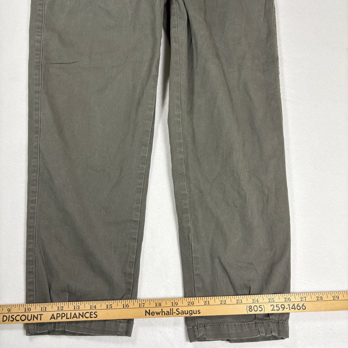 Democracy Womens Pants 12 Green Slim Straight Ab Tech Stretch Curvy Fit Y2K
