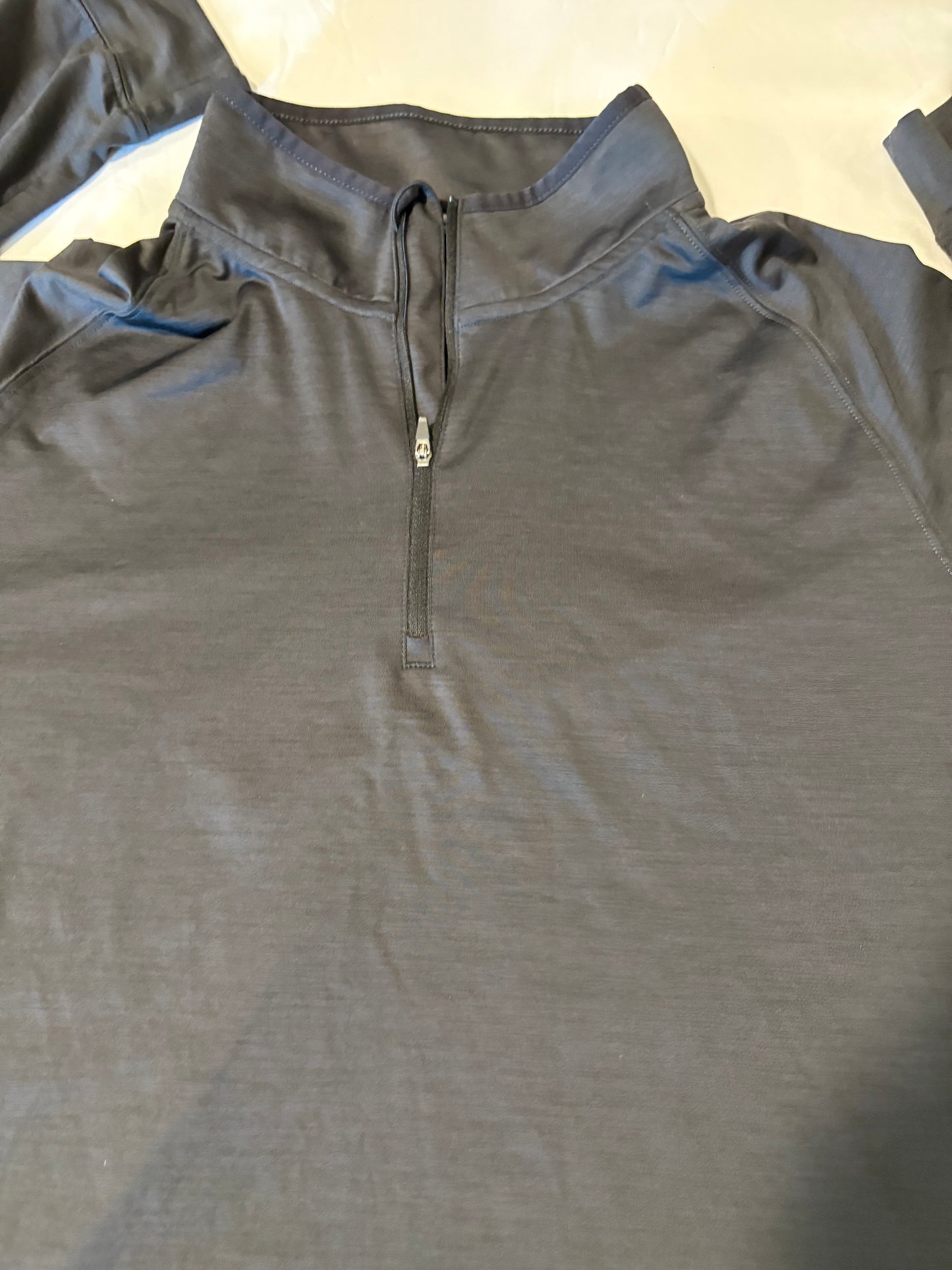 Walter Hagen Mens XL 1/4 Zip Golf Pullover Gray Long Sleeve Stretch Shirt