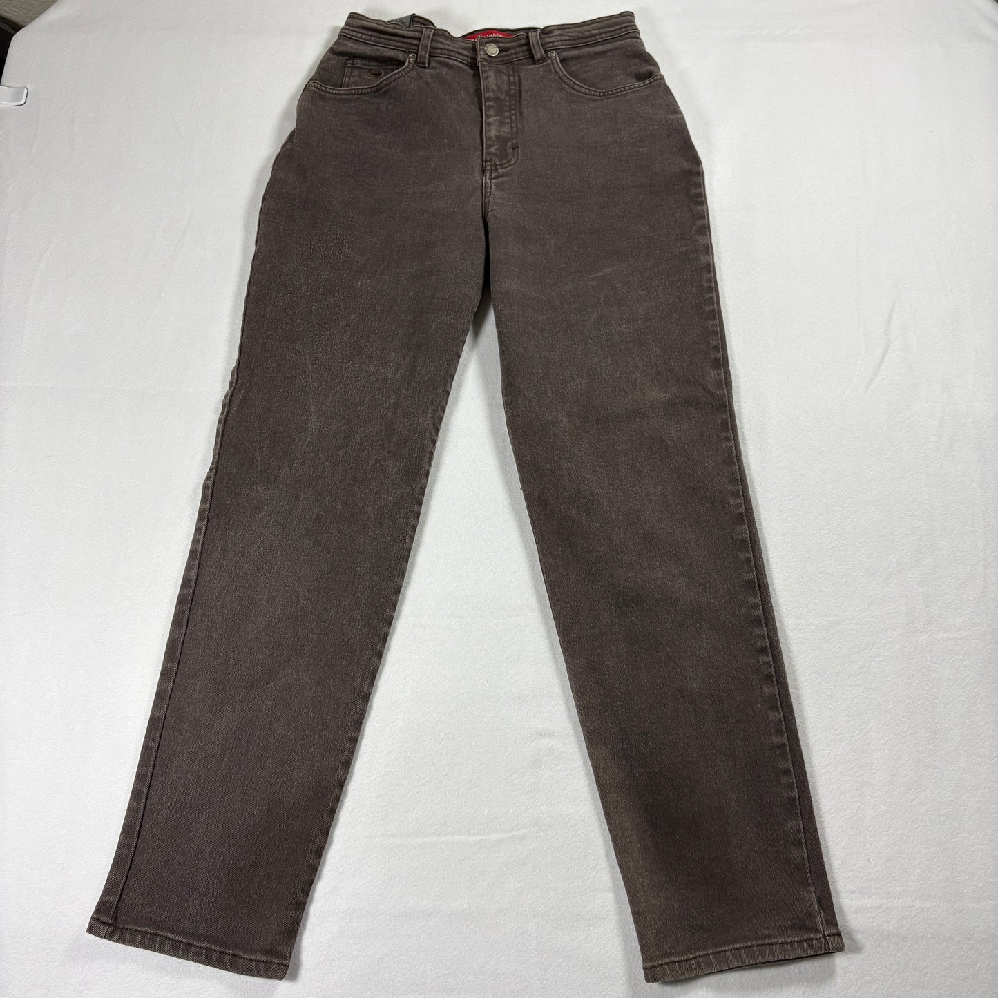 Gloria Vanderbilt Jeans Womens 12 Brown Stretch Classic Fit Amanda Style Denim