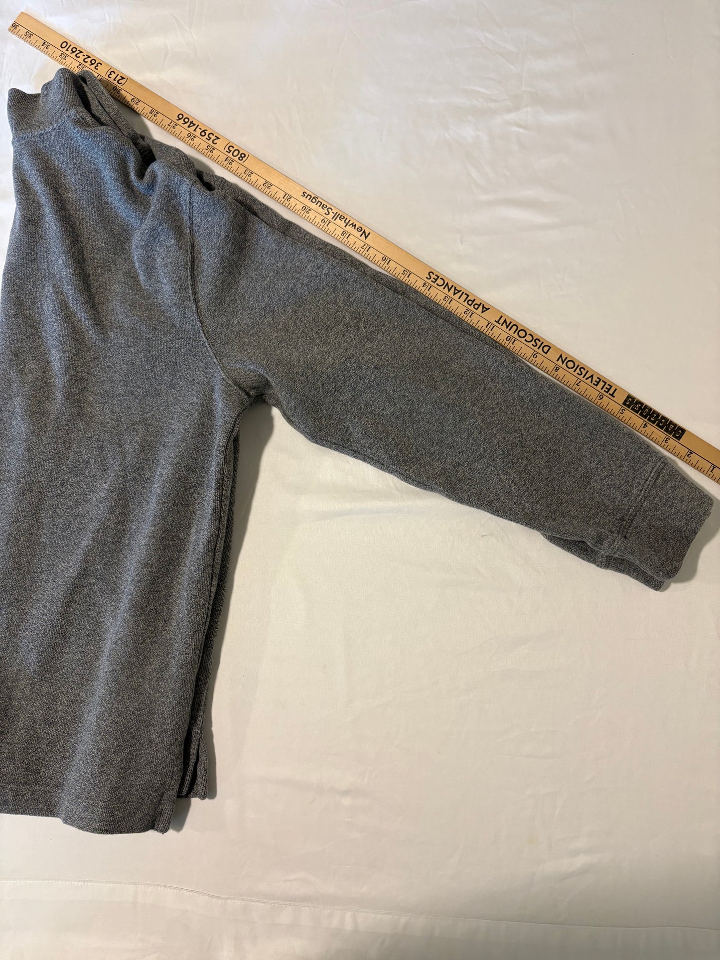 Polo Ralph Lauren Men’s Gray 1/4 Zip Pullover Sweatshirt Size L Cotton Blend