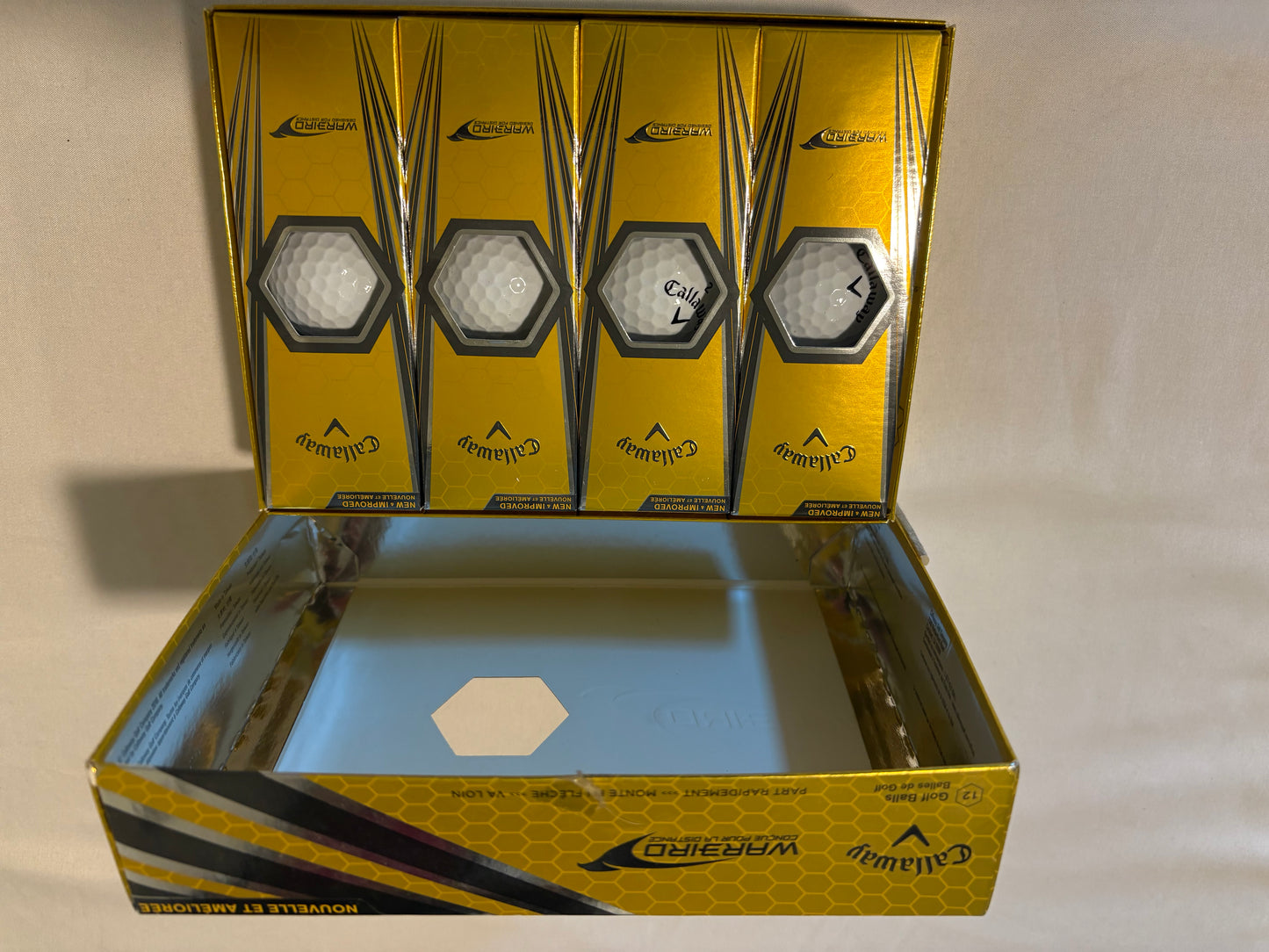 Callaway Warbird Golf Balls 12pk New & Improved Distance Long Carry Control