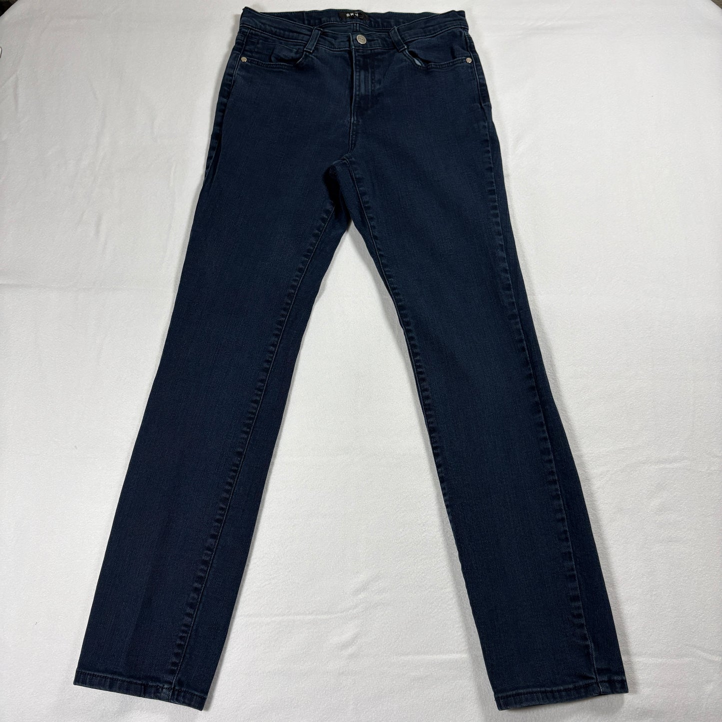 DKNY Womens Jeans 28 Dark Wash Skinny Stretch Classic Denim Pants Vintage Style