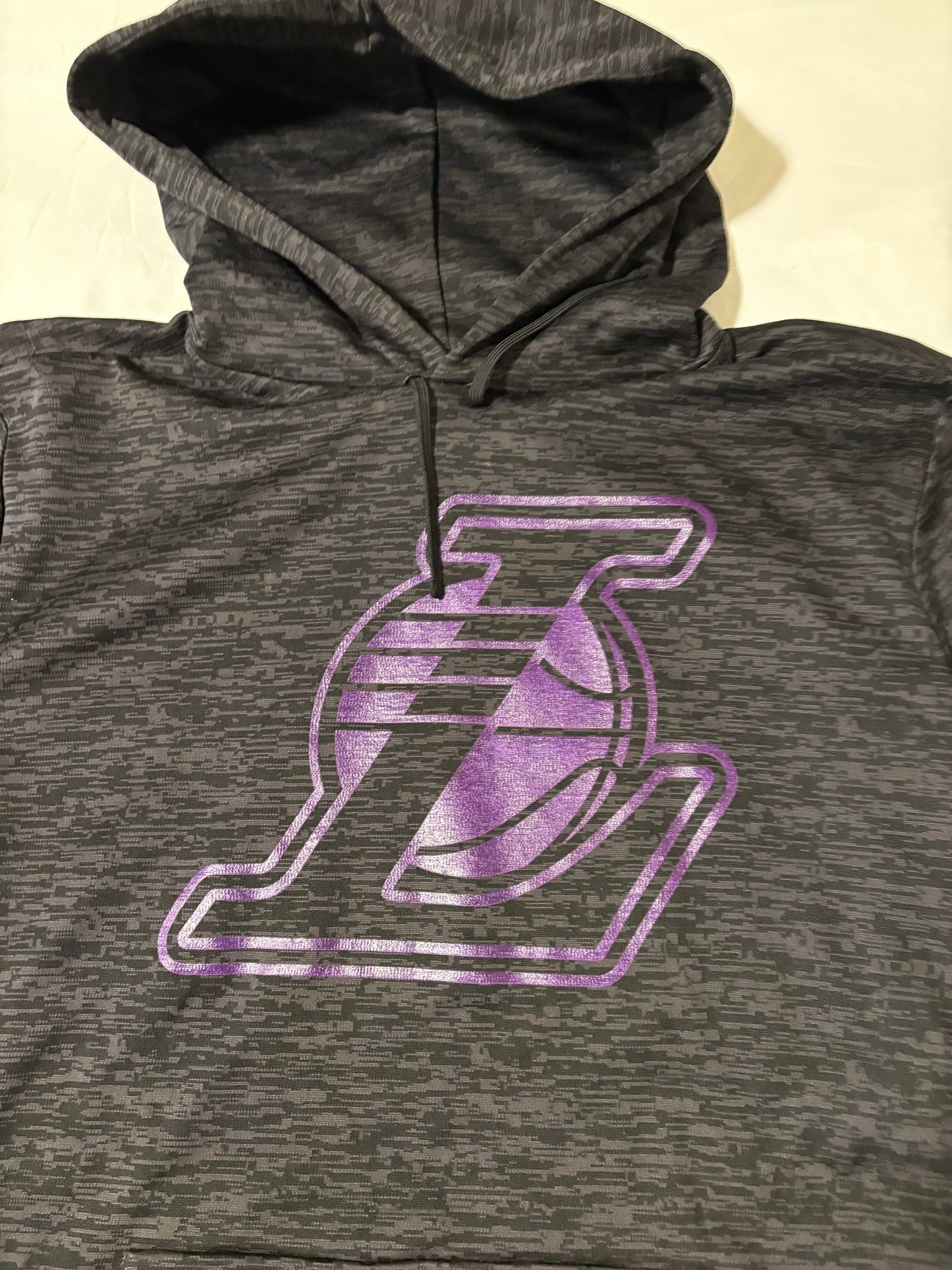 Lakers Hoodie Fanatics XL – Black Camo Logo Pullover Sweatshirt NBA Licensed