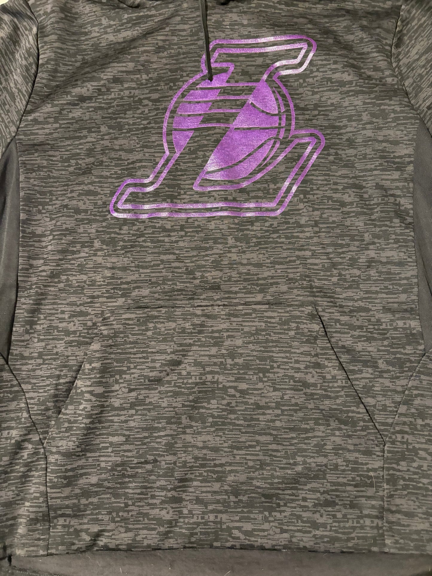 Lakers Hoodie Fanatics XL – Black Camo Logo Pullover Sweatshirt NBA Licensed