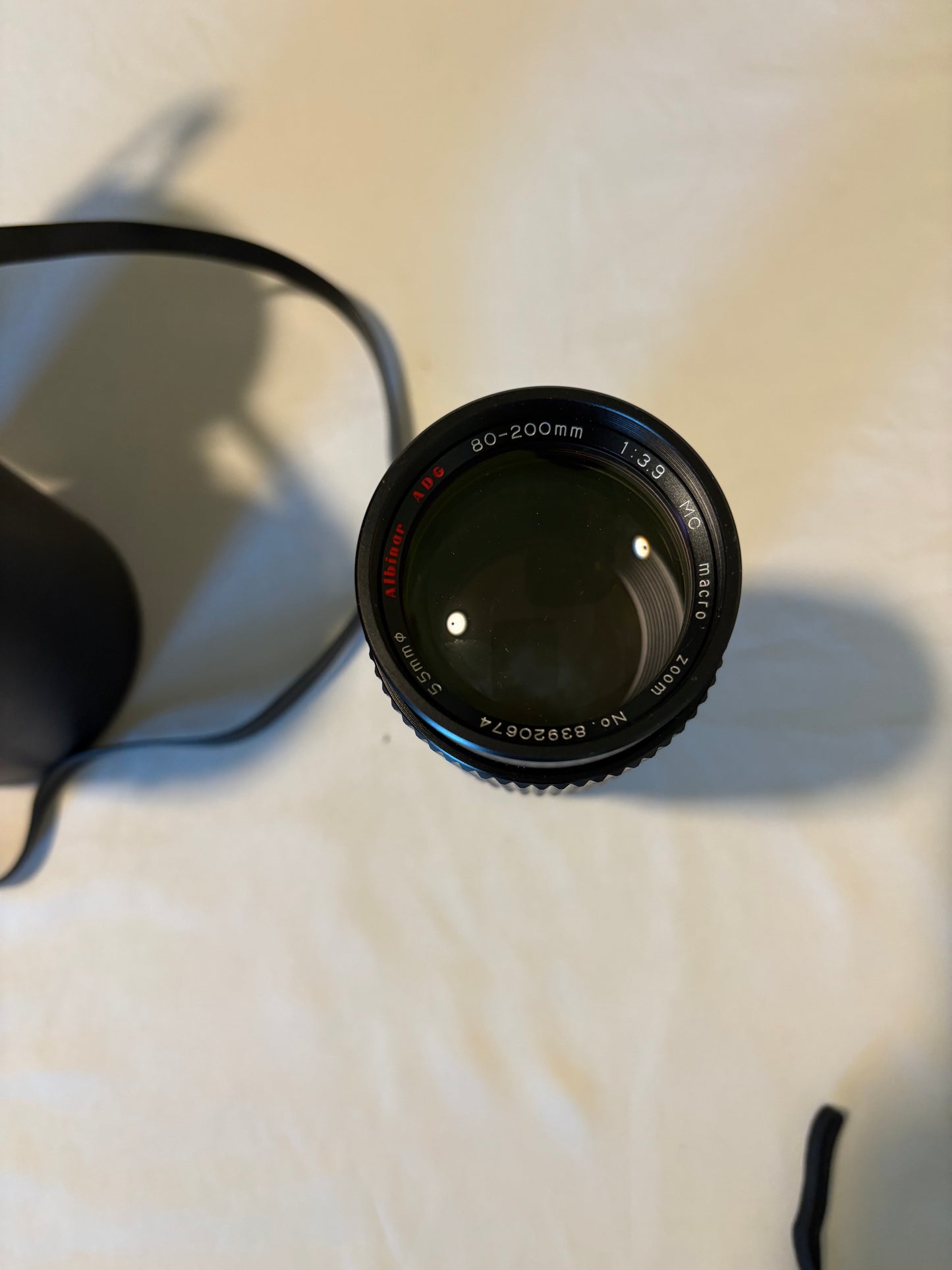 Albinar ADG 80-200mm f/3.9 MC Macro Zoom Lens PK Mount w/ Case & Caps Clean