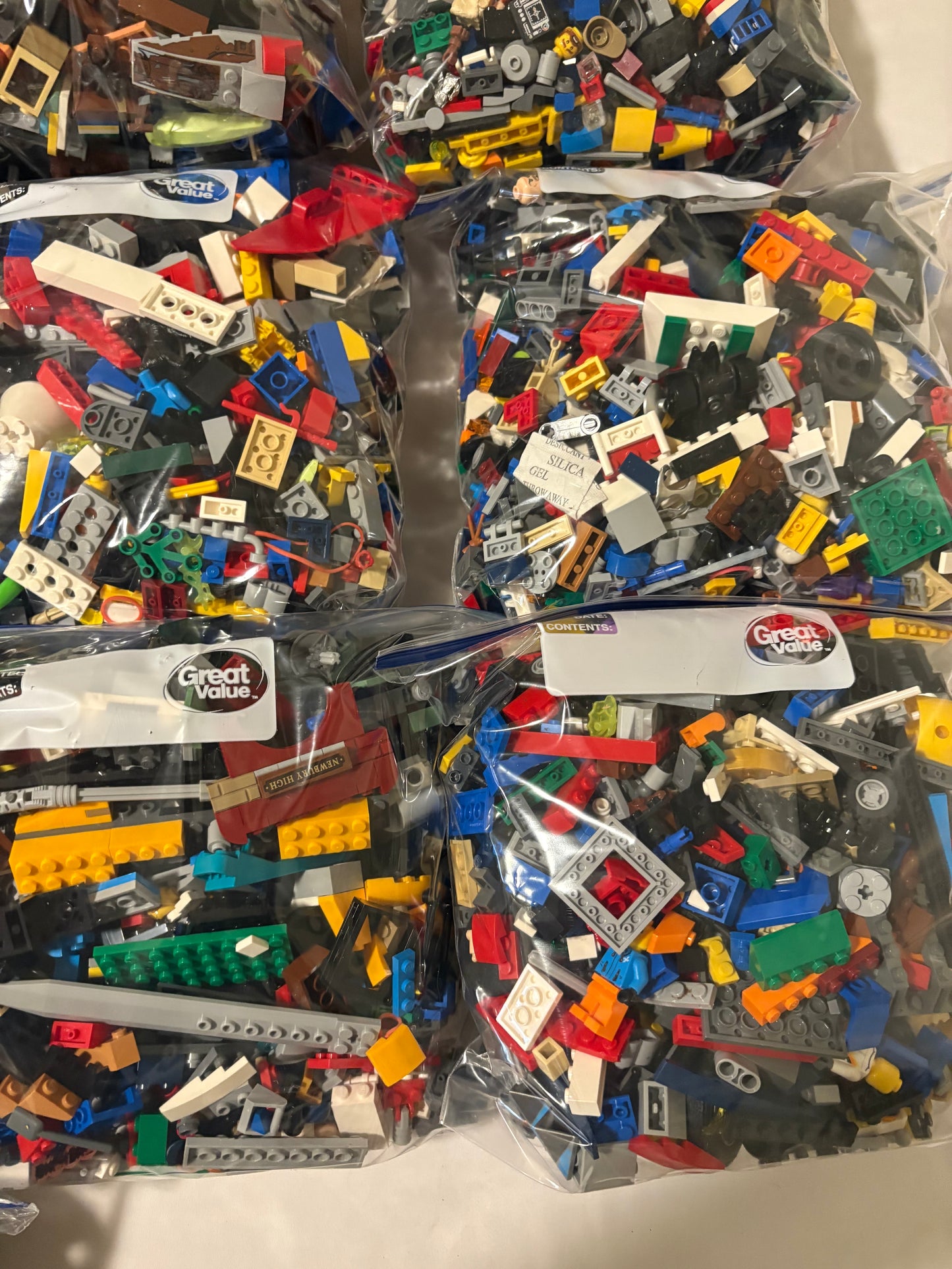 2 LB LEGO Bulk Lot Bricks Parts Pieces Random Mixed Clean Genuine – 1 Bag Min