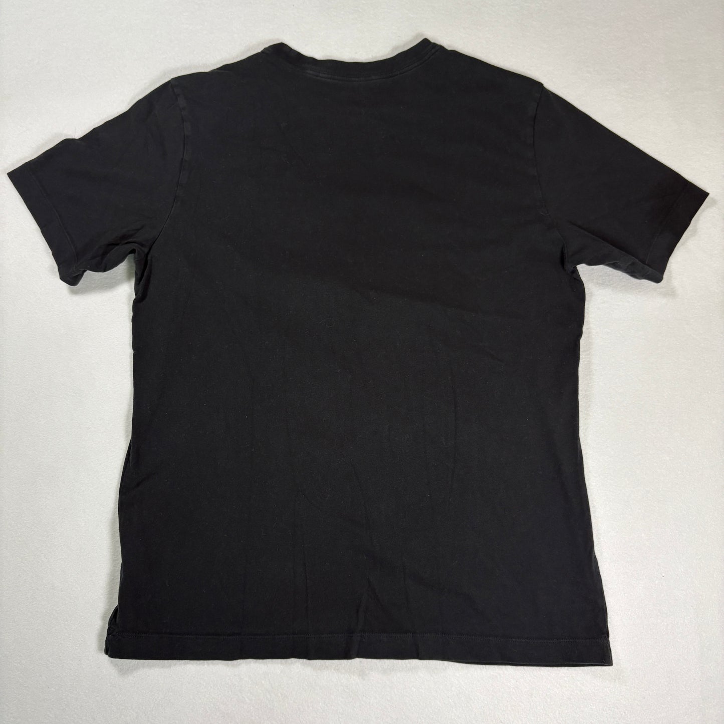 Nike Mens Black Graphic T Shirt Medium Air Logo Tee Streetwear Vintage Y2K