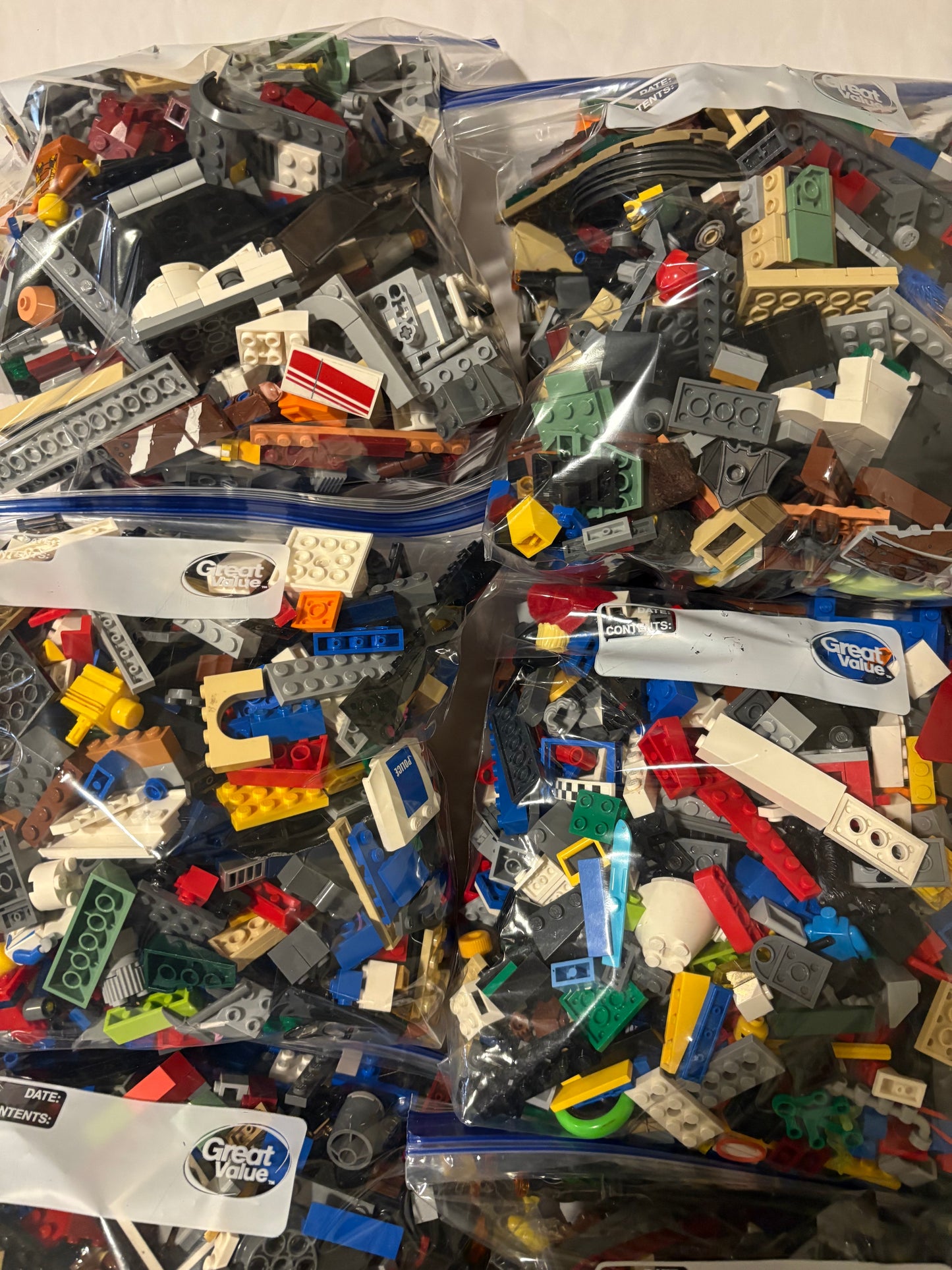 2 LB LEGO Bulk Lot Bricks Parts Pieces Random Mixed Clean Genuine – 1 Bag Min