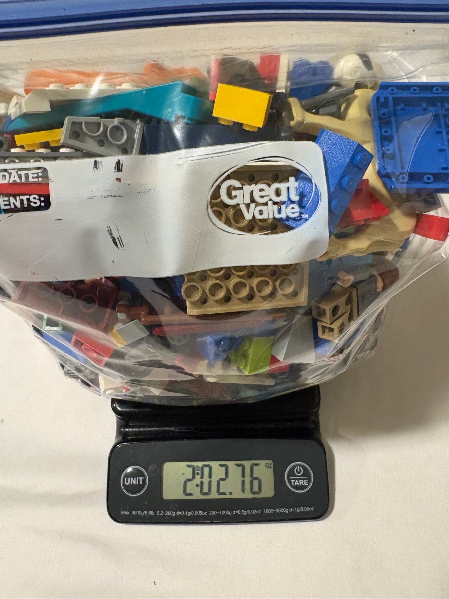 2 LB LEGO Bulk Lot Bricks Parts Pieces Random Mixed Clean Genuine – 1 Bag Min