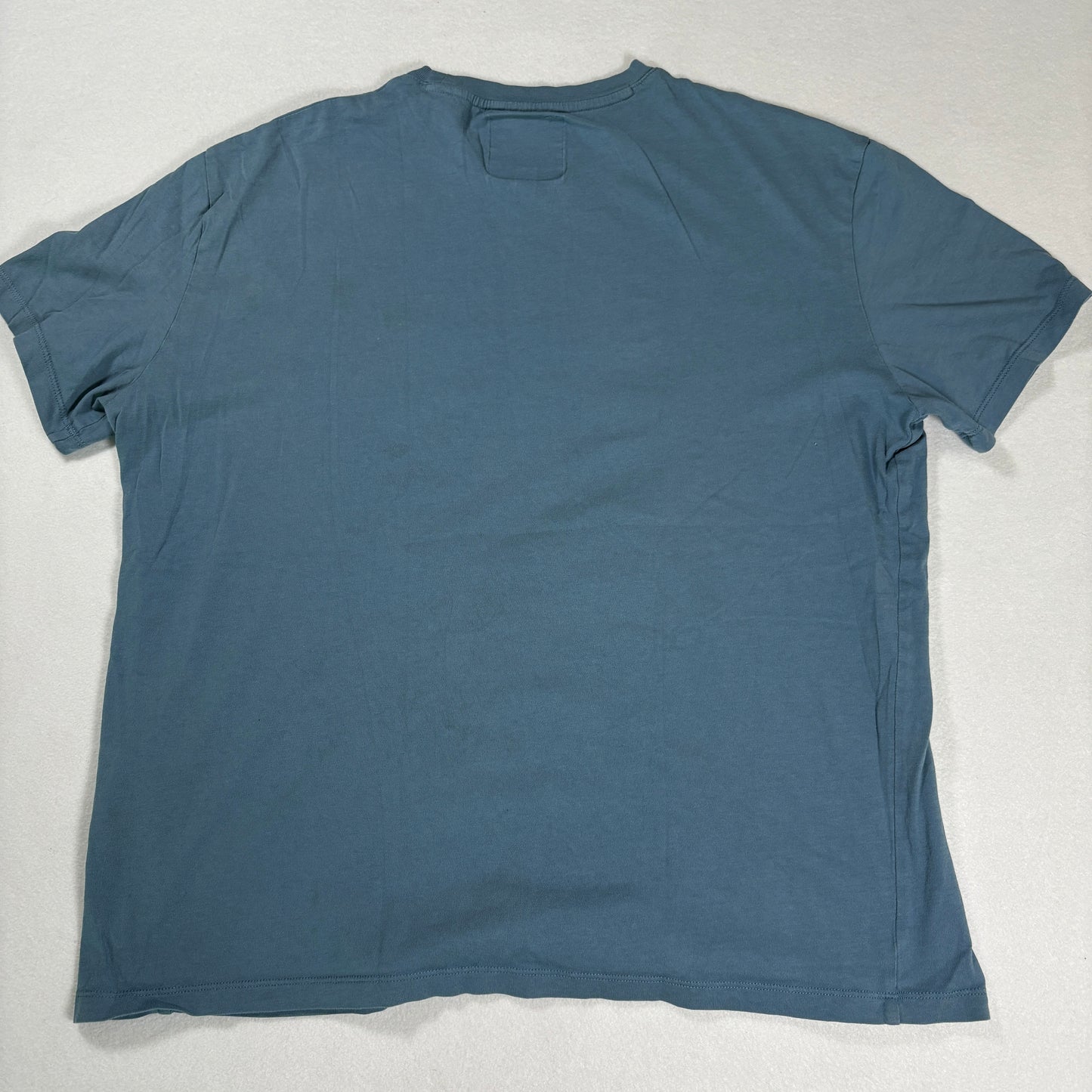 Armani Exchange Mens Blue T Shirt Large AX Logo Graphic Tee Streetwear Casual