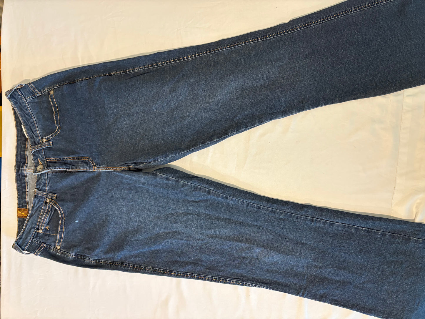 Wallflower Womens Jeans 12 Long Bootcut W374BT Stretch Embroidered Pockets