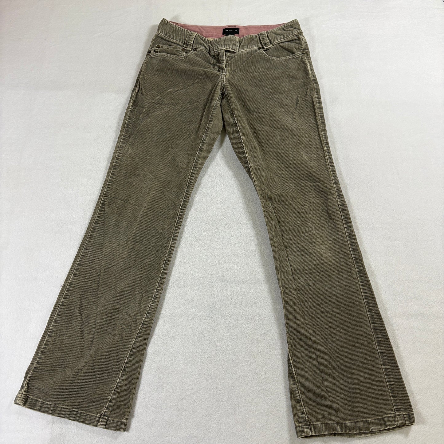 Corduroy Bootcut Pants Brown The Limited Womens Size 6 Fits Like 29X31 Stretch