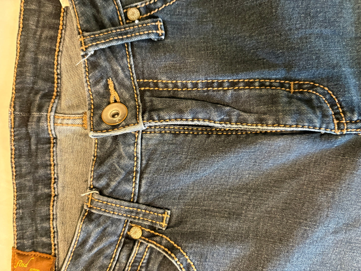 Wallflower Womens Jeans 12 Long Bootcut W374BT Stretch Embroidered Pockets