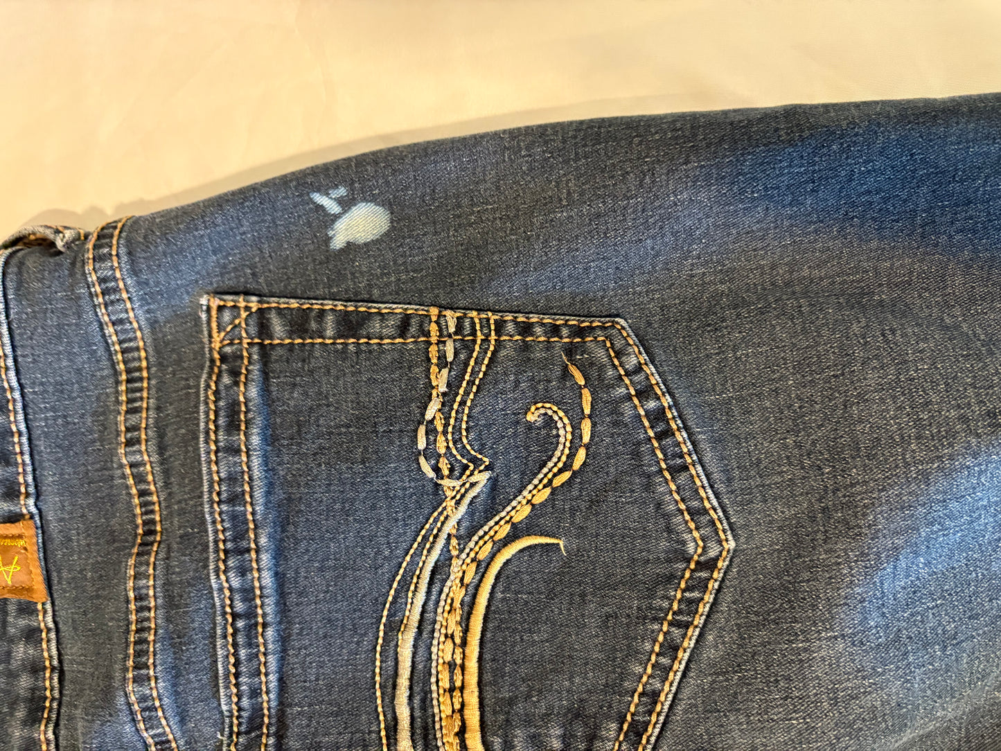 Wallflower Womens Jeans 12 Long Bootcut W374BT Stretch Embroidered Pockets