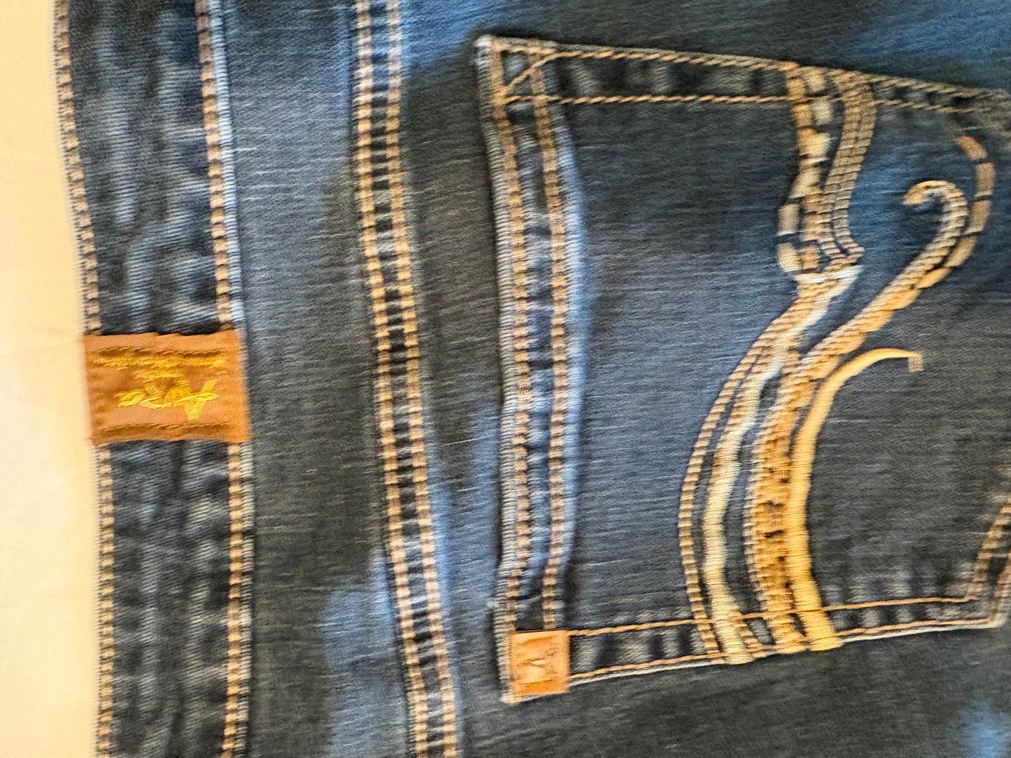 Wallflower Womens Jeans 12 Long Bootcut W374BT Stretch Embroidered Pockets
