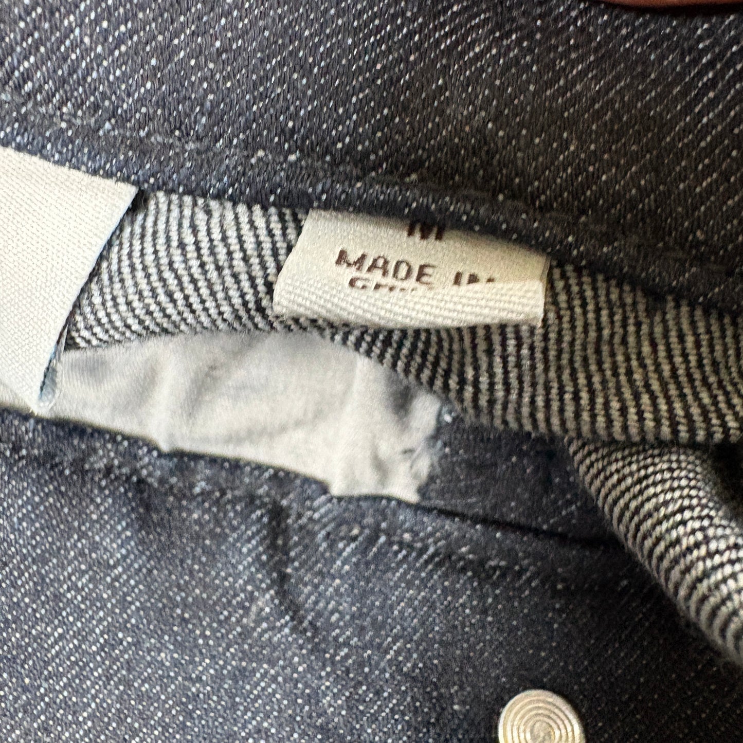 D&Co Womens Dark Wash Straight Leg Jeans Size M High Rise Denim Classic Fit