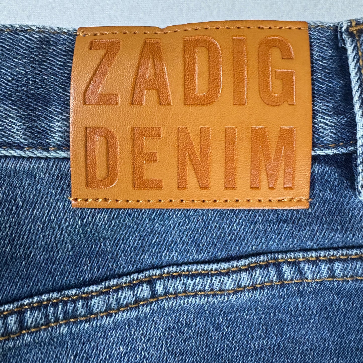 Zadig Voltaire Womens Mick Denim Jeans Size 29 Medium Blue Skinny Eco NWT $248