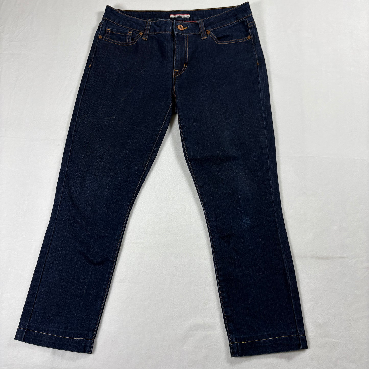 Tommy Hilfiger Skinny Jeans Womens 6R Dark Wash Stretch Denim Classic Casual Fit