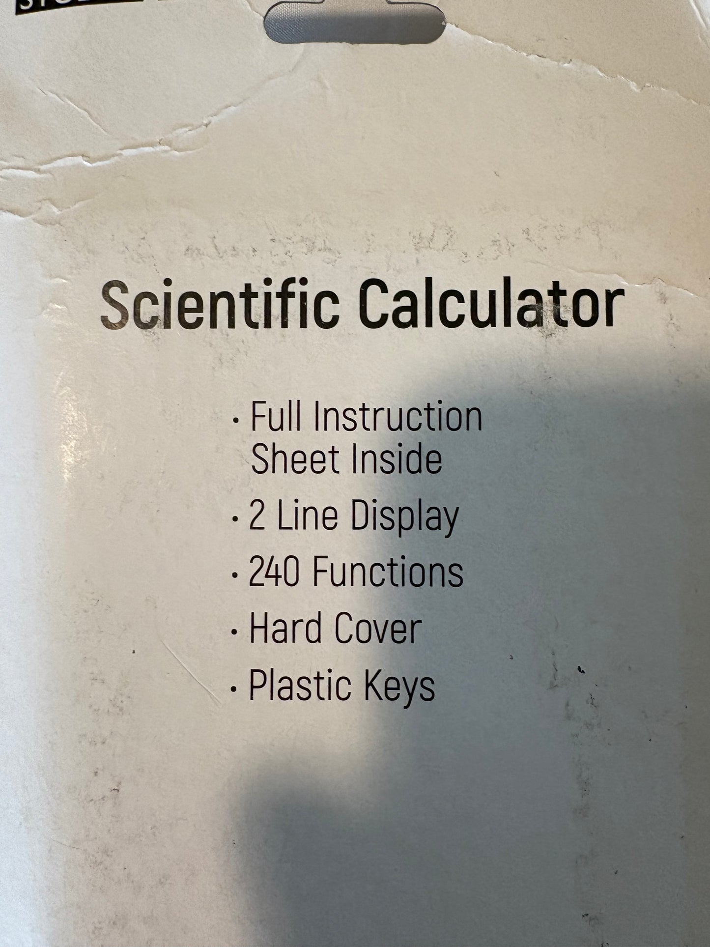 STUDIOArt Scientific Calculator S.U.P.E.R. 240 Functions 2-Line Display Hard Case NEW