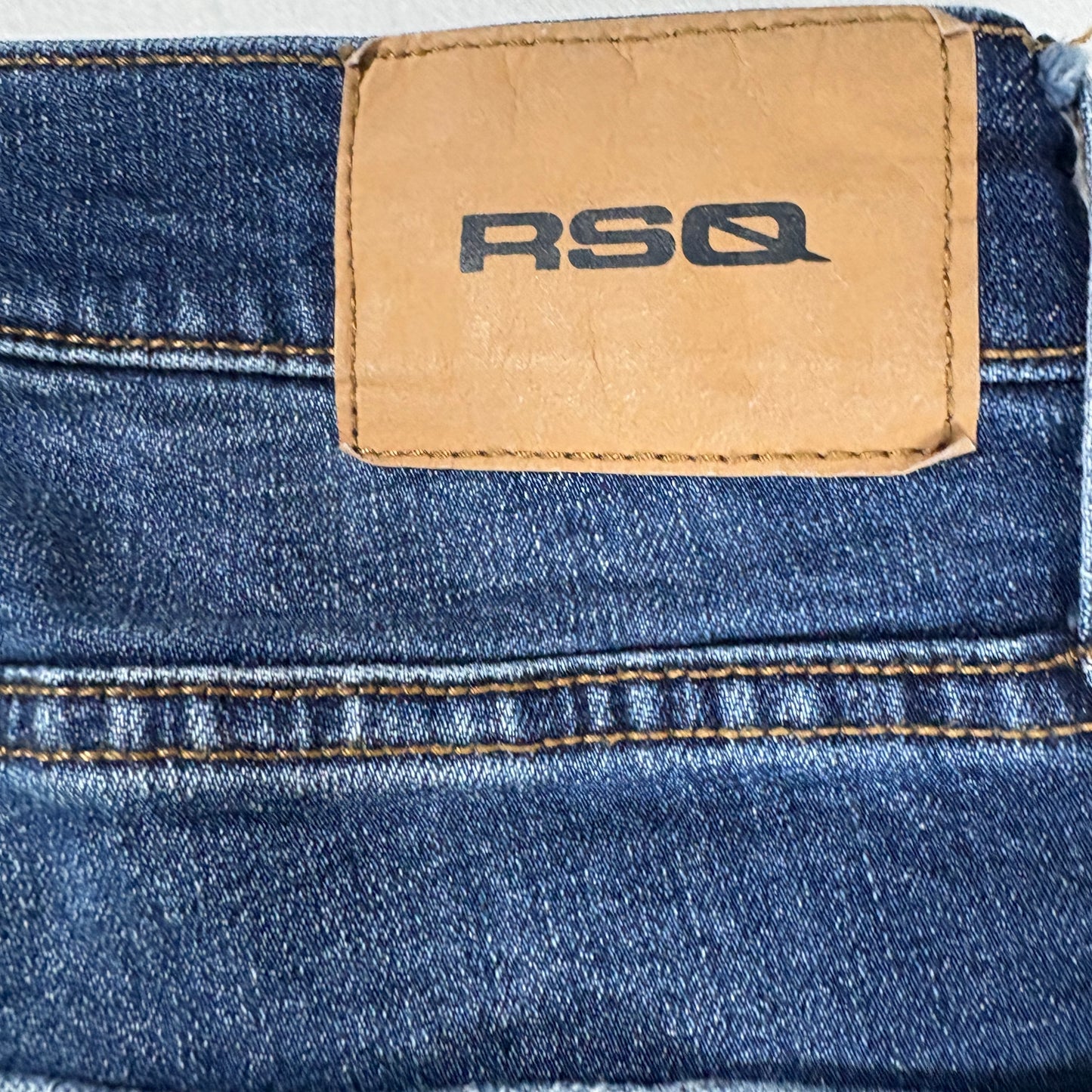 RSQ Mens Slim Straight Jeans 30x32 Blue Denim Y2K Vintage Grunge 90s