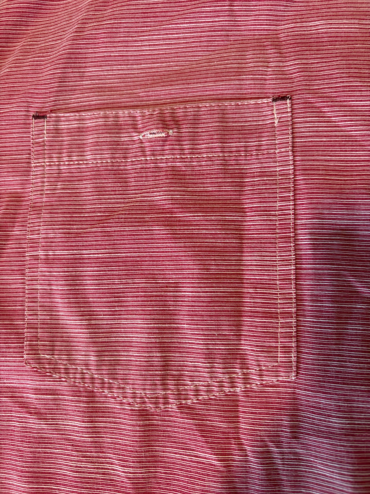 Drill Clothing Co. Red Striped Shirt 3XLB Button Up Casual Western Urban NYC