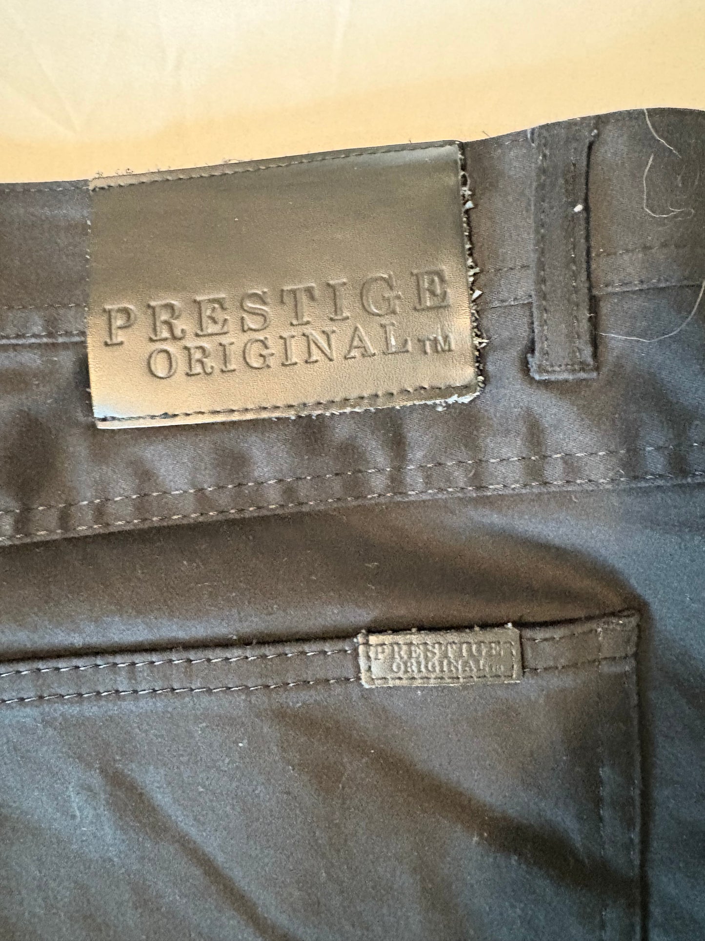 PRESTIGE Original Men’s Black Slim Fit Pants Size 40 Stretch Comfort Style