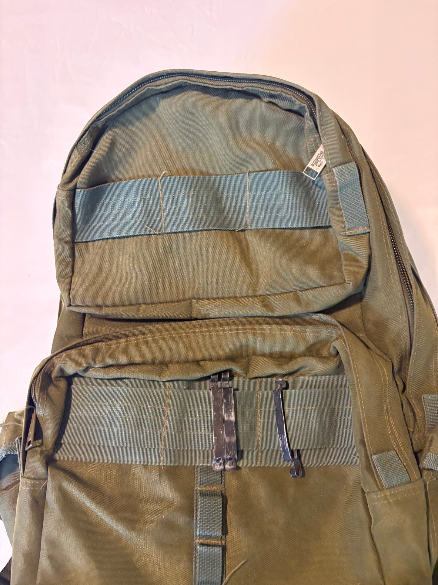 TAC Tactical Backpack Military MOLLE Green Rucksack Heavy Duty READ