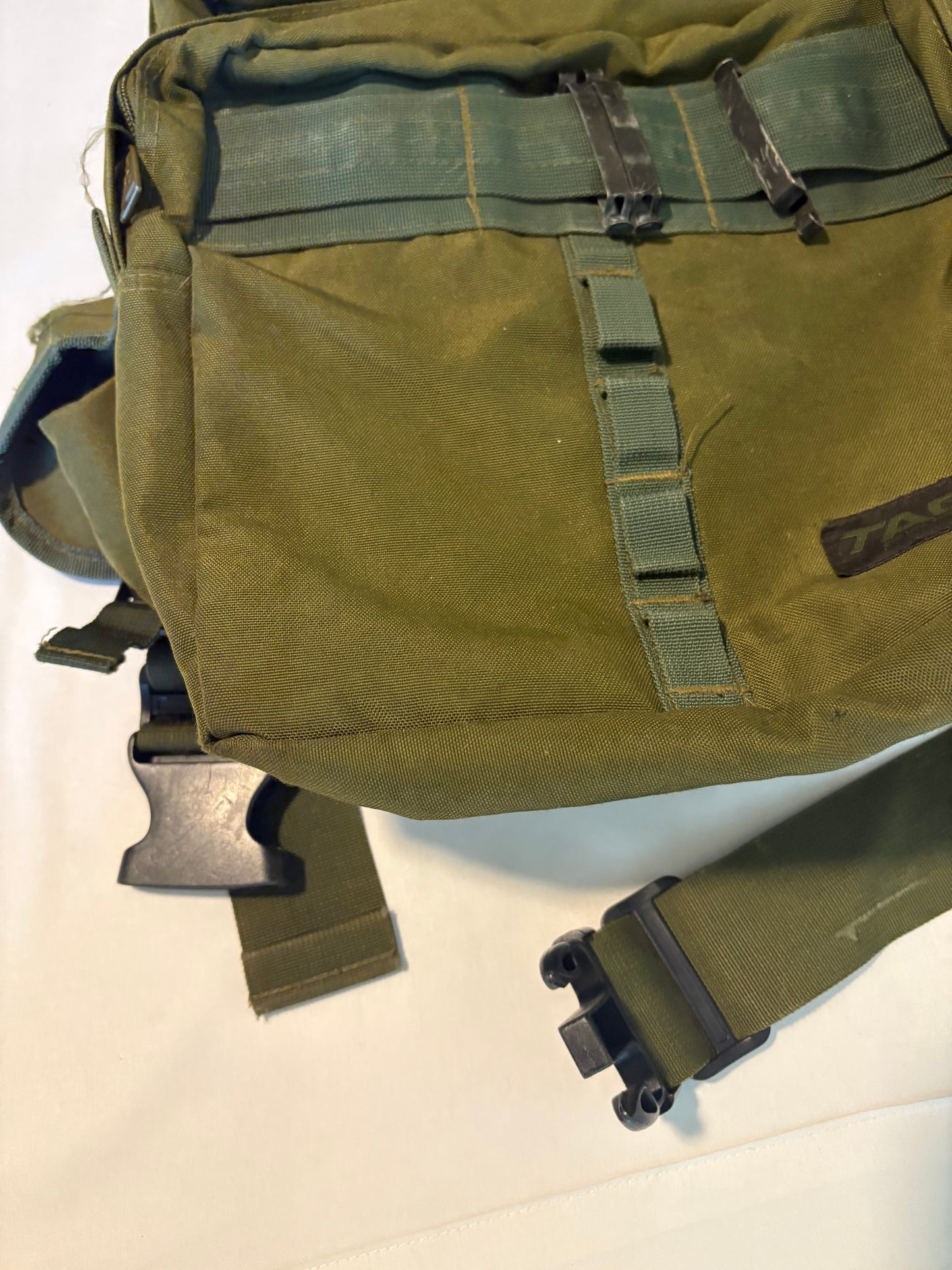 TAC Tactical Backpack Military MOLLE Green Rucksack Heavy Duty READ