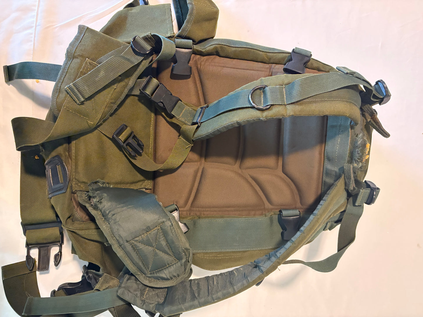 TAC Tactical Backpack Military MOLLE Green Rucksack Heavy Duty READ