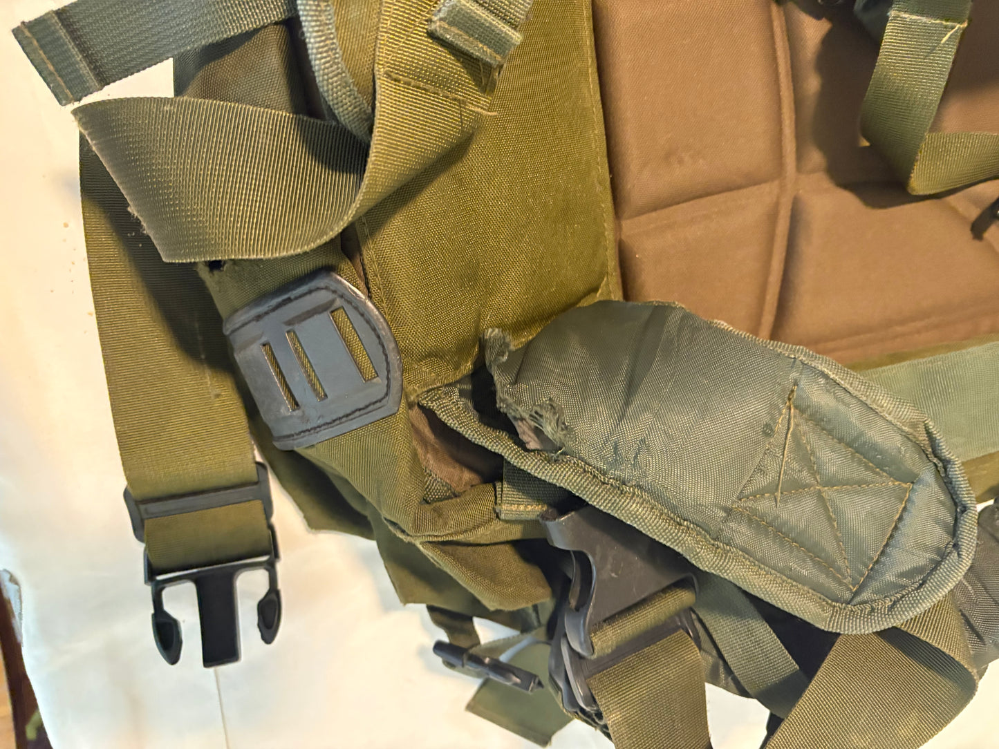 TAC Tactical Backpack Military MOLLE Green Rucksack Heavy Duty READ