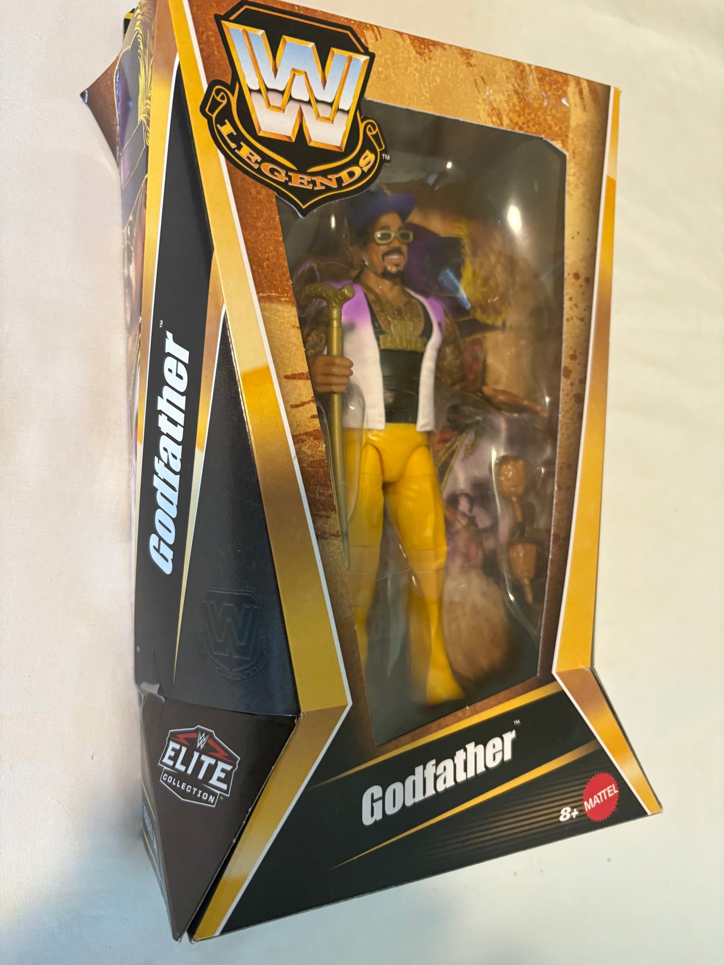 WWE Legends Godfather Action Figure Mattel Elite Series – Sealed Box