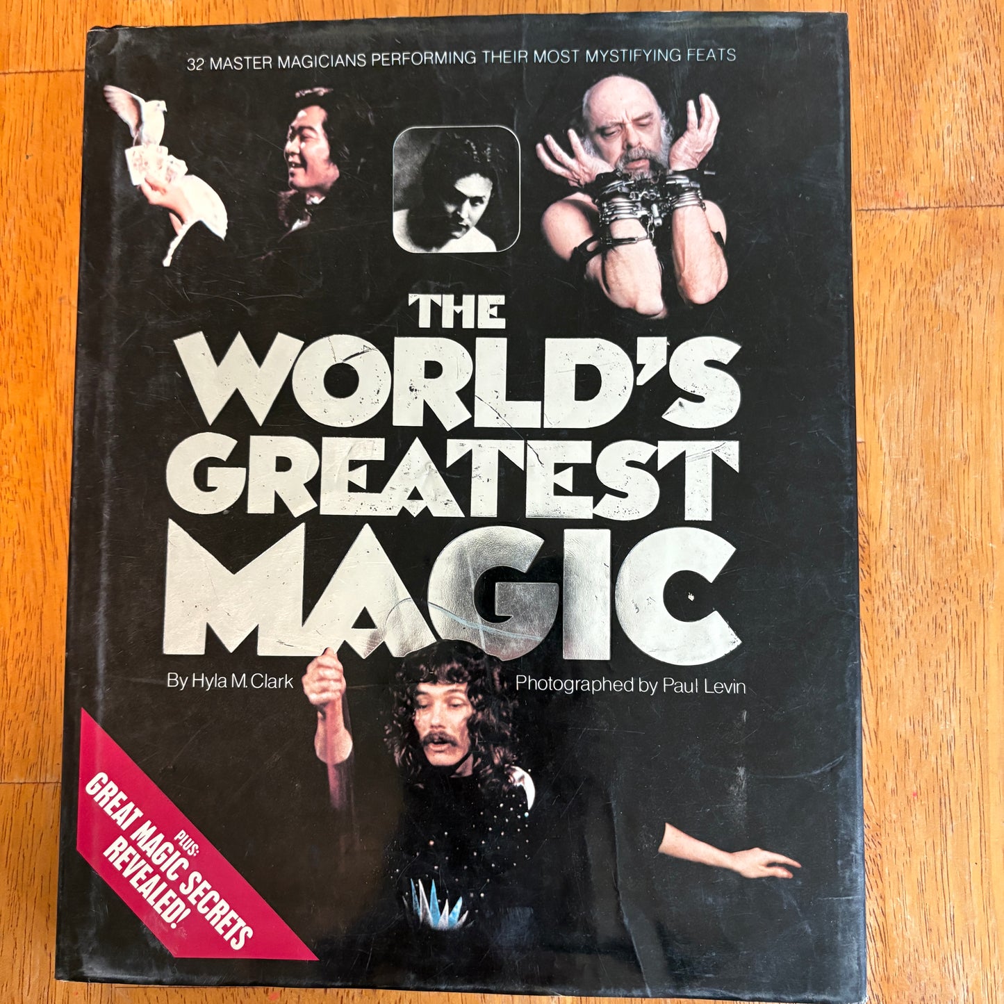 Worlds Greatest Magic Book Hyla Clark Illusions Conjuring Escapes Vintage Tricks