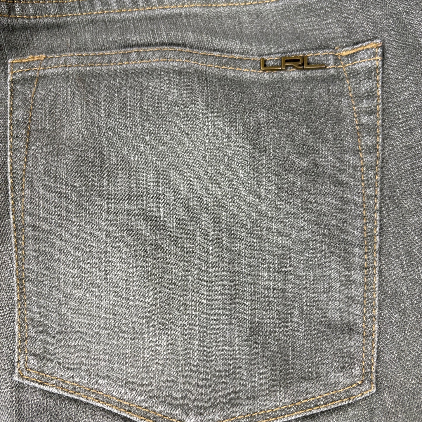 Ralph Lauren Womens Jeans 12 Green Straight Leg Stretch Denim Vintage Y2K