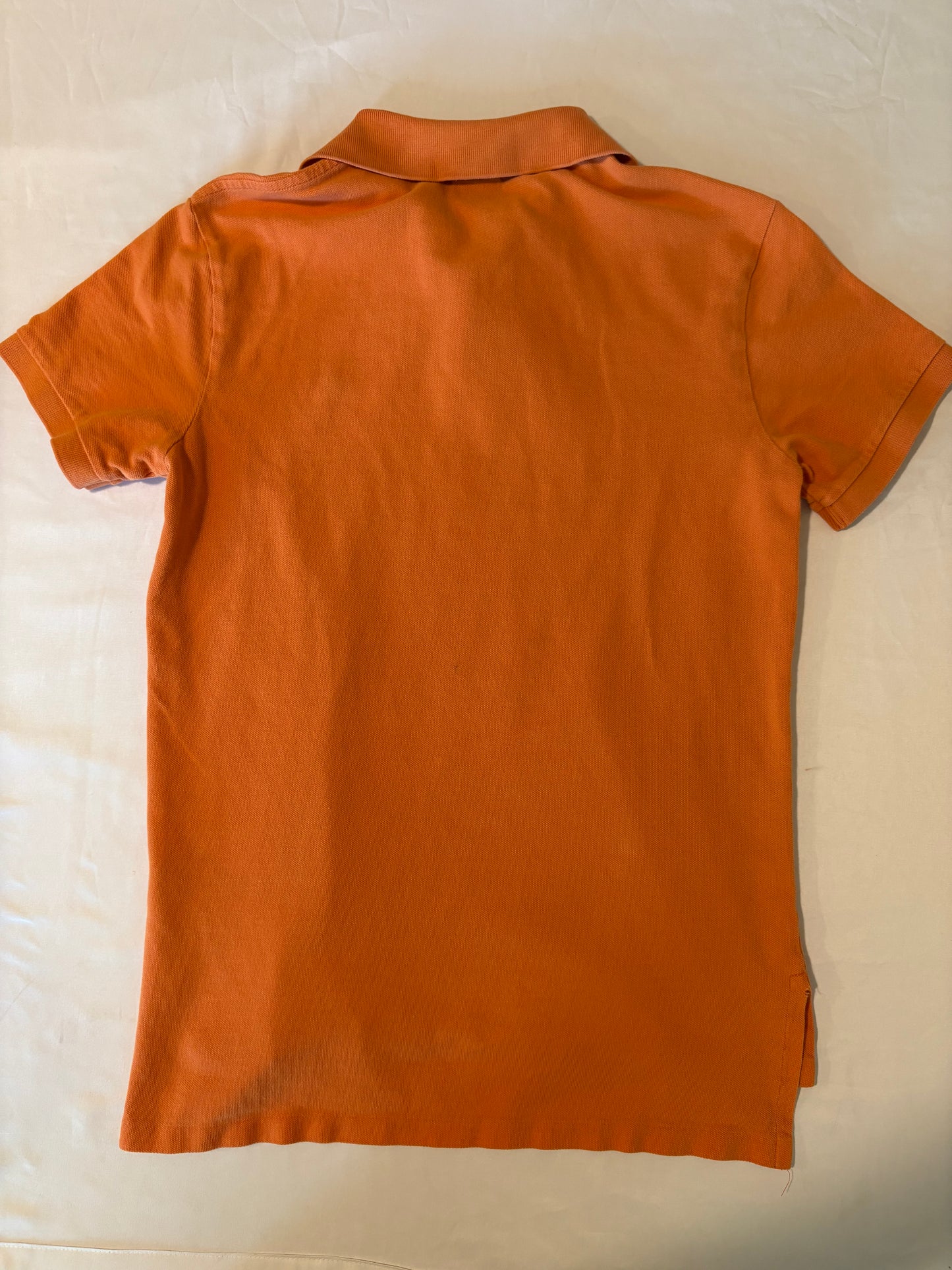 Polo Ralph Lauren Men's Polo Shirt M Orange Classic Fit Short Sleeve Pony Logo
