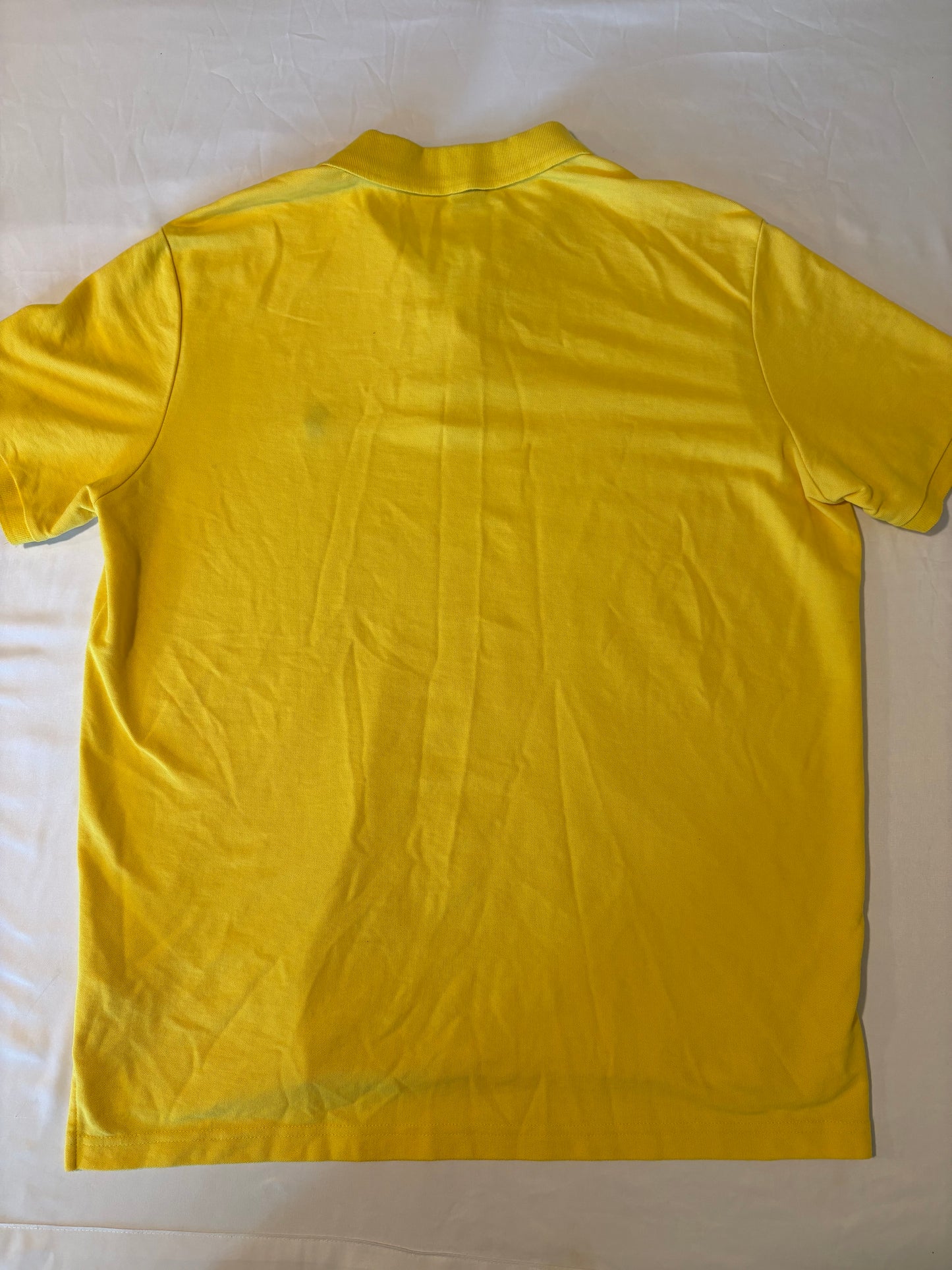 U.S. Polo Assn. Men's Polo Shirt XL Yellow Performance Pique Casual Classic Fit