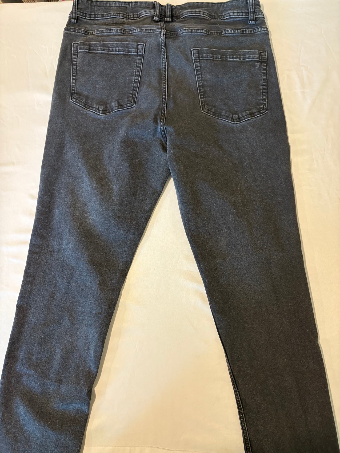 The Perfect Jean NYC Men's Jeans 36x32 Slim Thick Fit Stretch Gray Casual Denim