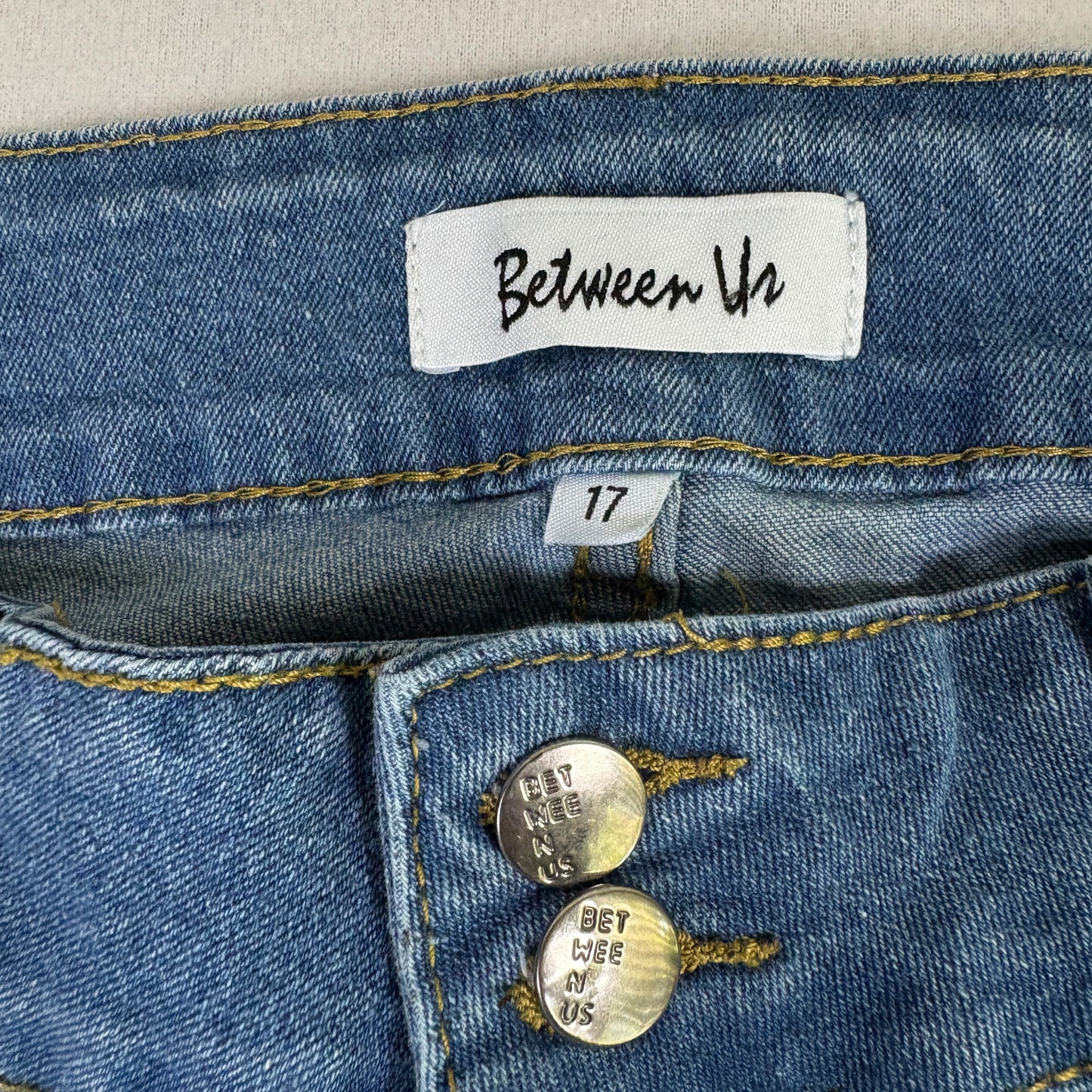 Between Us Womens Jeans Size 17 Blue High Rise Stretch Denim Skinny Y2K Vintage