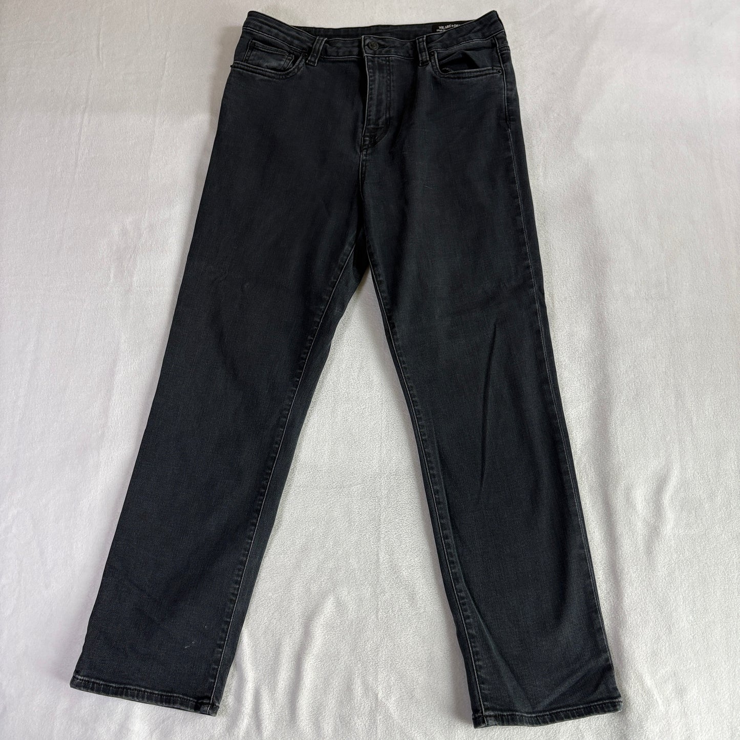 Straight Leg Dark Wash Jeans High Rise Buffalo David Bitton W33 Fits Like 31X28