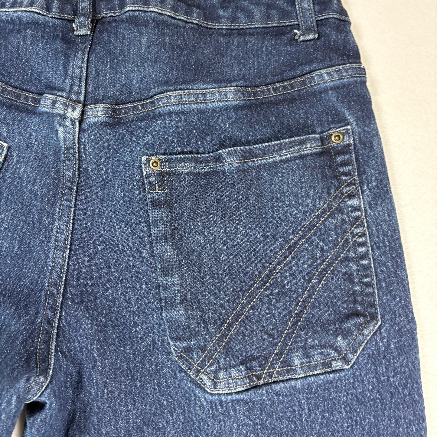 Apparel Collection Mens Jeans Sz 34 Blue Dark Wash Relaxed Straight Denim Y2K VTG