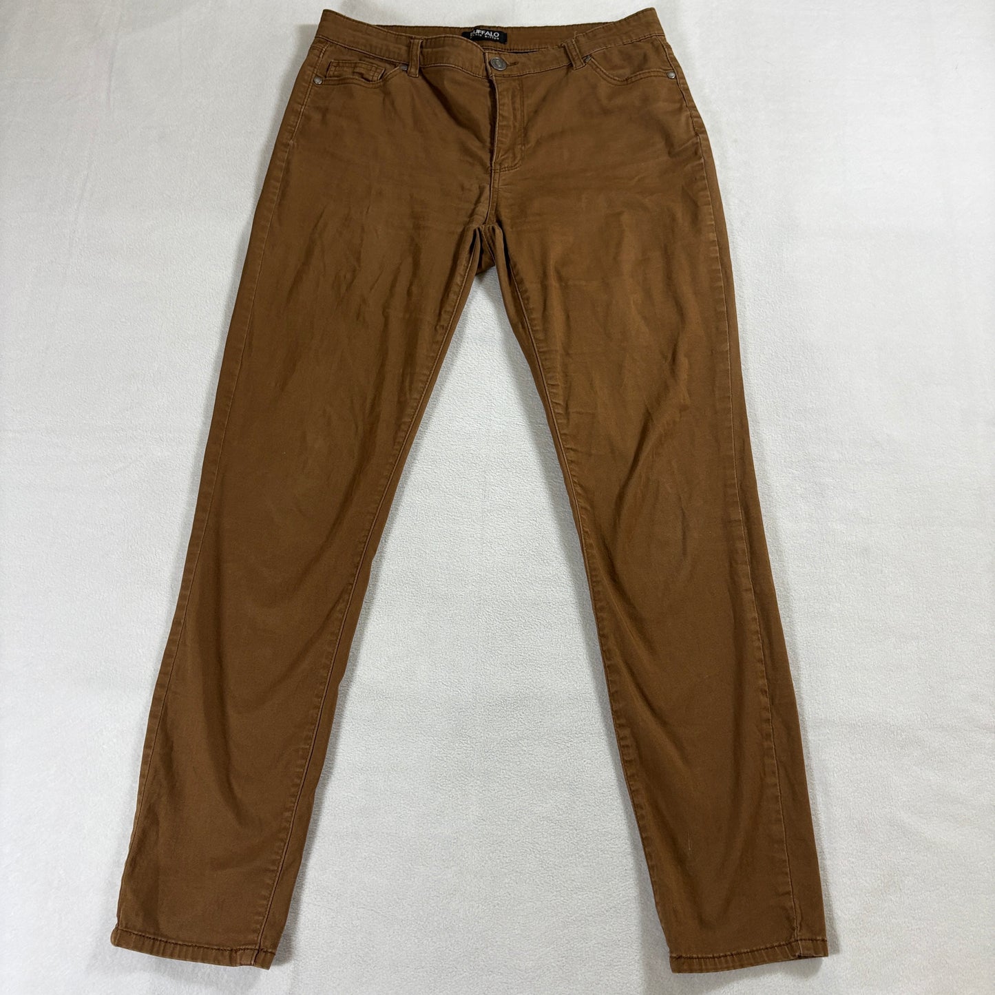 Skinny Stretch Jeans Brown Buffalo David Bitton 10x30 Fits Like 32X30 Slim Denim