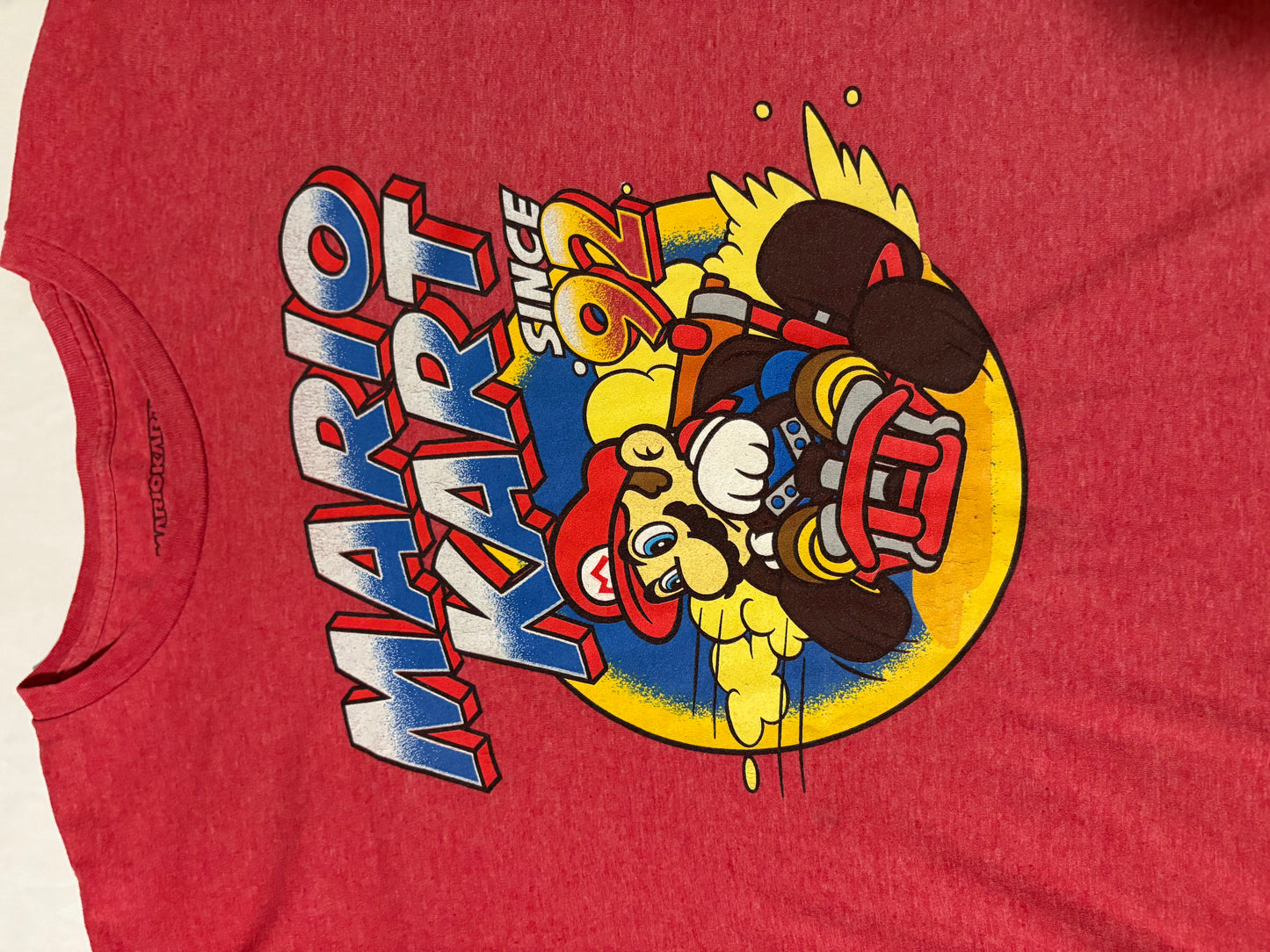 Mario Kart Since ‘92 Graphic T-Shirt Red XL Nintendo Video Game Tee Mens Retro
