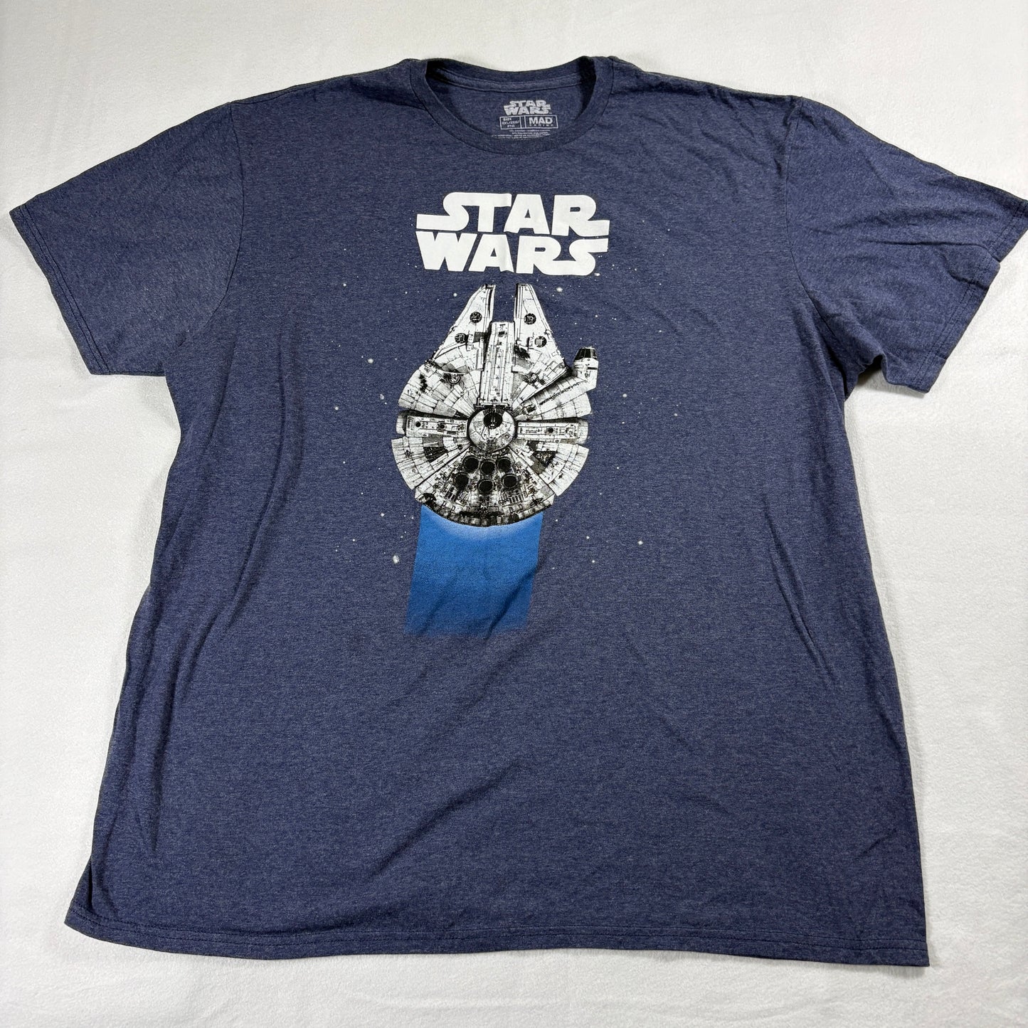 Star Wars T Shirt Mens XL Millennium Falcon Graphic Tee Retro Streetwear Y2KX!