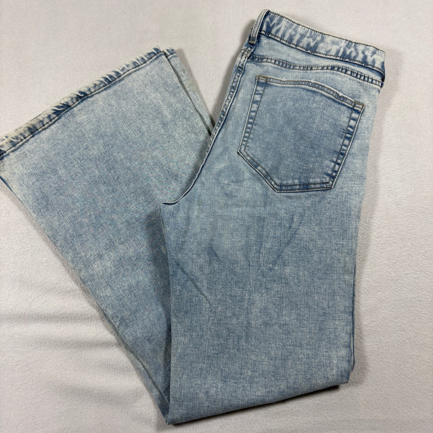 Wild Fable Womens Light Wash High Rise Flare Jeans Size 14 Y2K 90s Grunge Denim