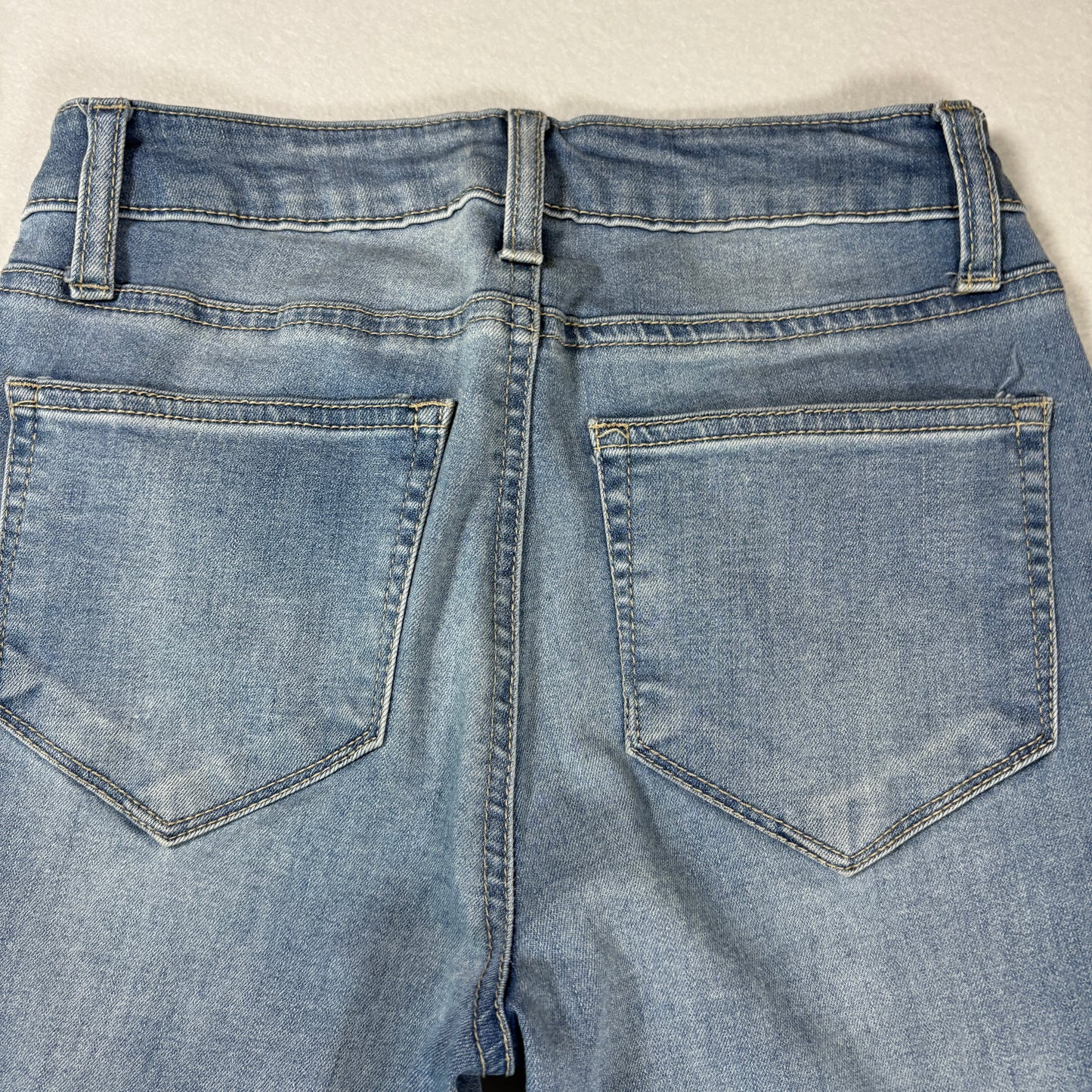 Fashion Nova Womens Jeans Sz 3 Light Wash Denim Bootcut Flare Y2K Vintage