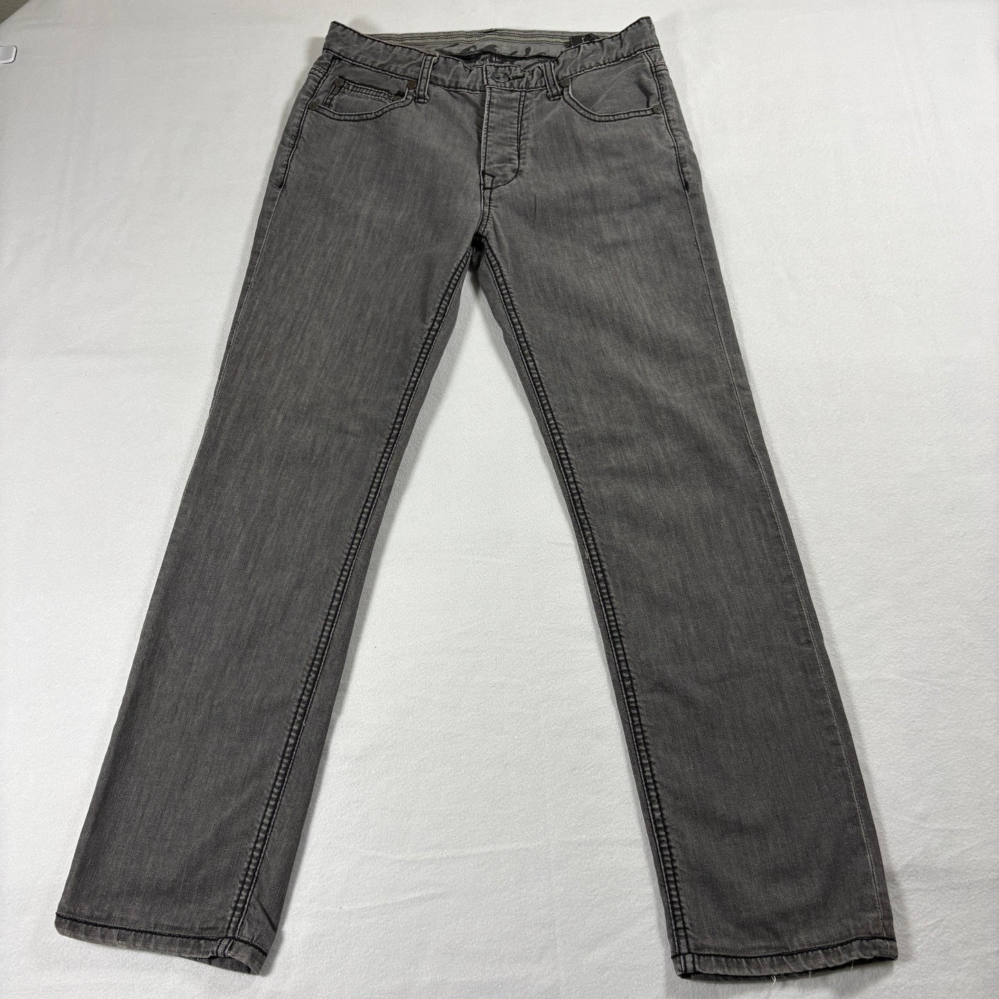Stitch’s Black Label Denim Mens Gray Jeans Barely Fit Stretch Casual Pants