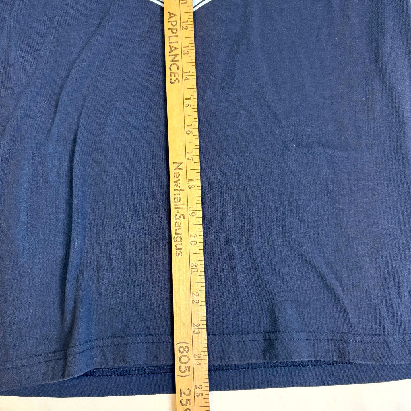 Levi’s Boys XL 18/20 Navy Blue Graphic T-Shirt Outdoor Logo Short Sleeve Cotton Tee