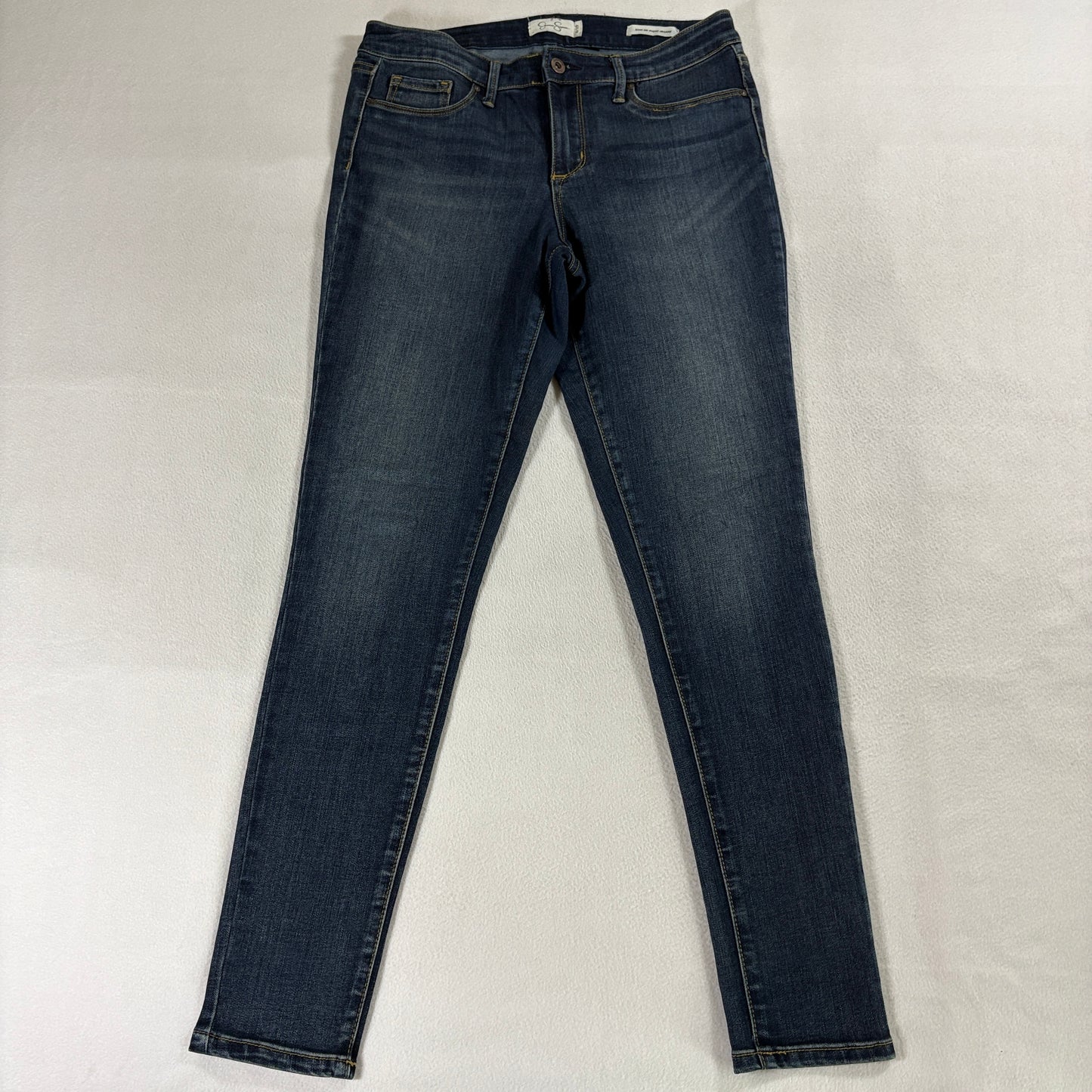 Super Skinny Jeans Jessica Simpson 8/29 Fits Like 30X29 Dark Wash Stretch Denim