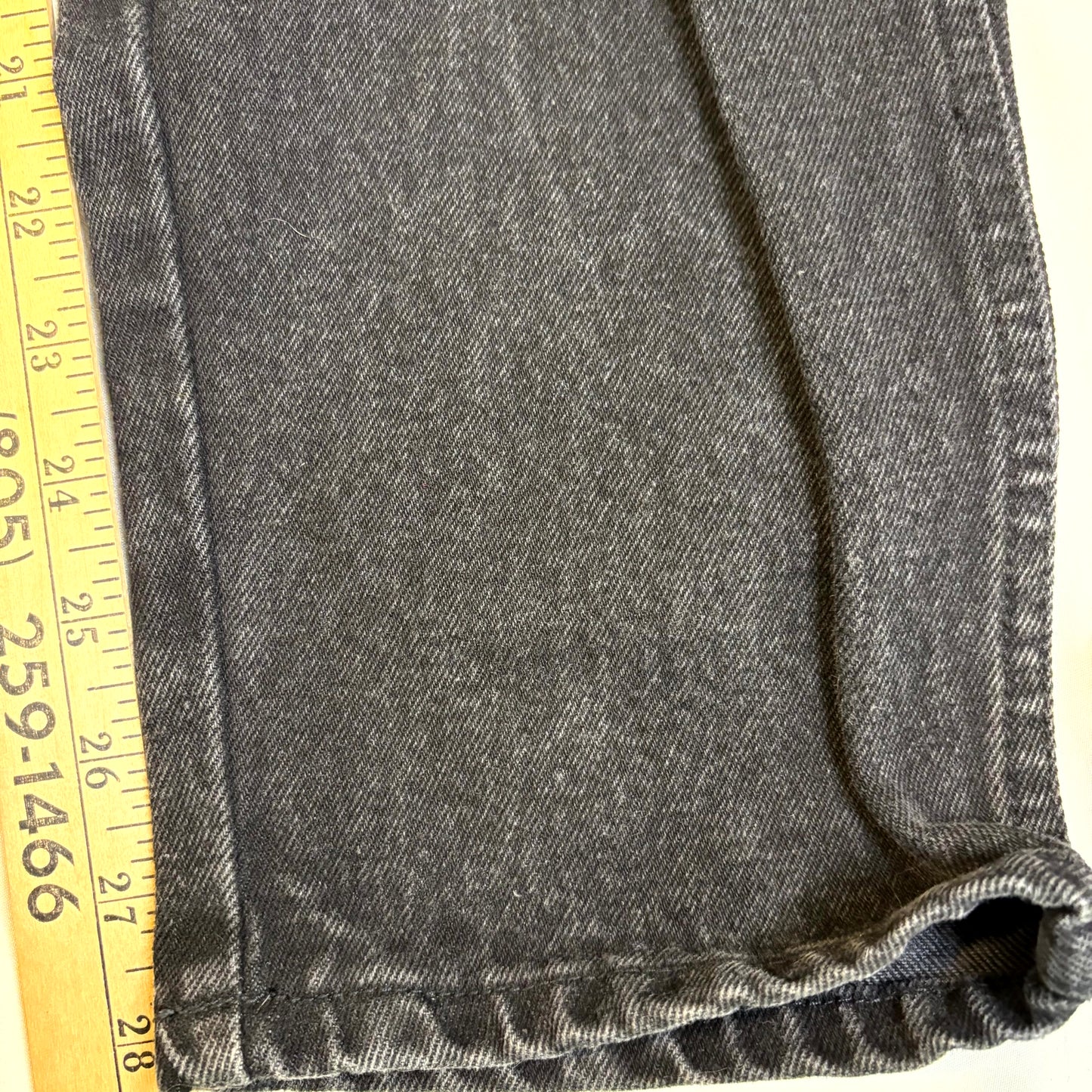 Bill Blass Women’s Jeans Size 12 Black High Waist Pleated Tapered Leg Denim Pants
